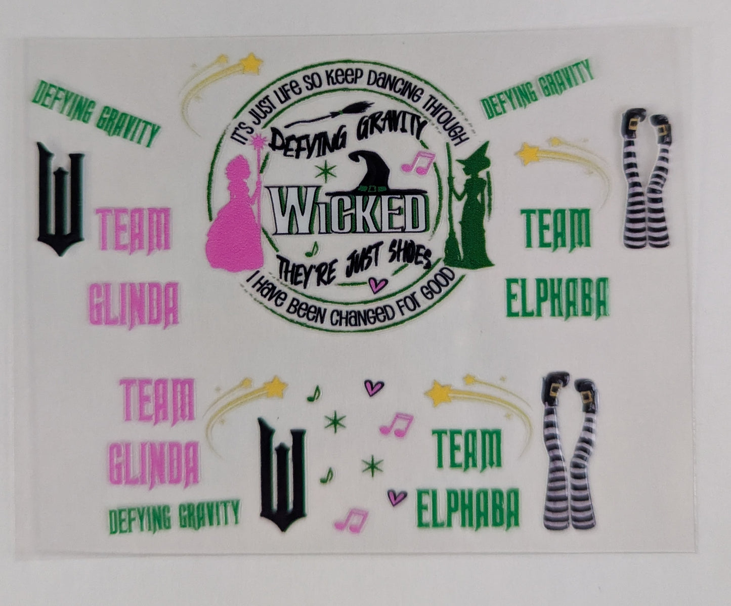 Mini Tumbler Keychain UV/DTF Wraps - Wicked - Multiple Designs Available