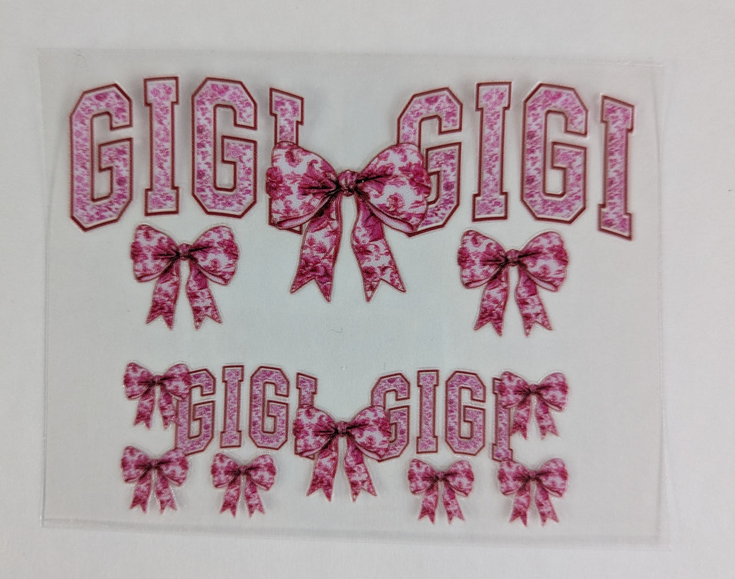 Mini Tumbler Keychain UV/DTF Wraps - Gigi - Multiple Designs Available