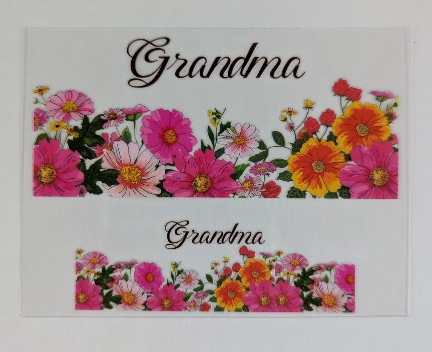 Mini Tumbler Keychain UV/DTF Wraps - Grandma - Multiple Designs Available