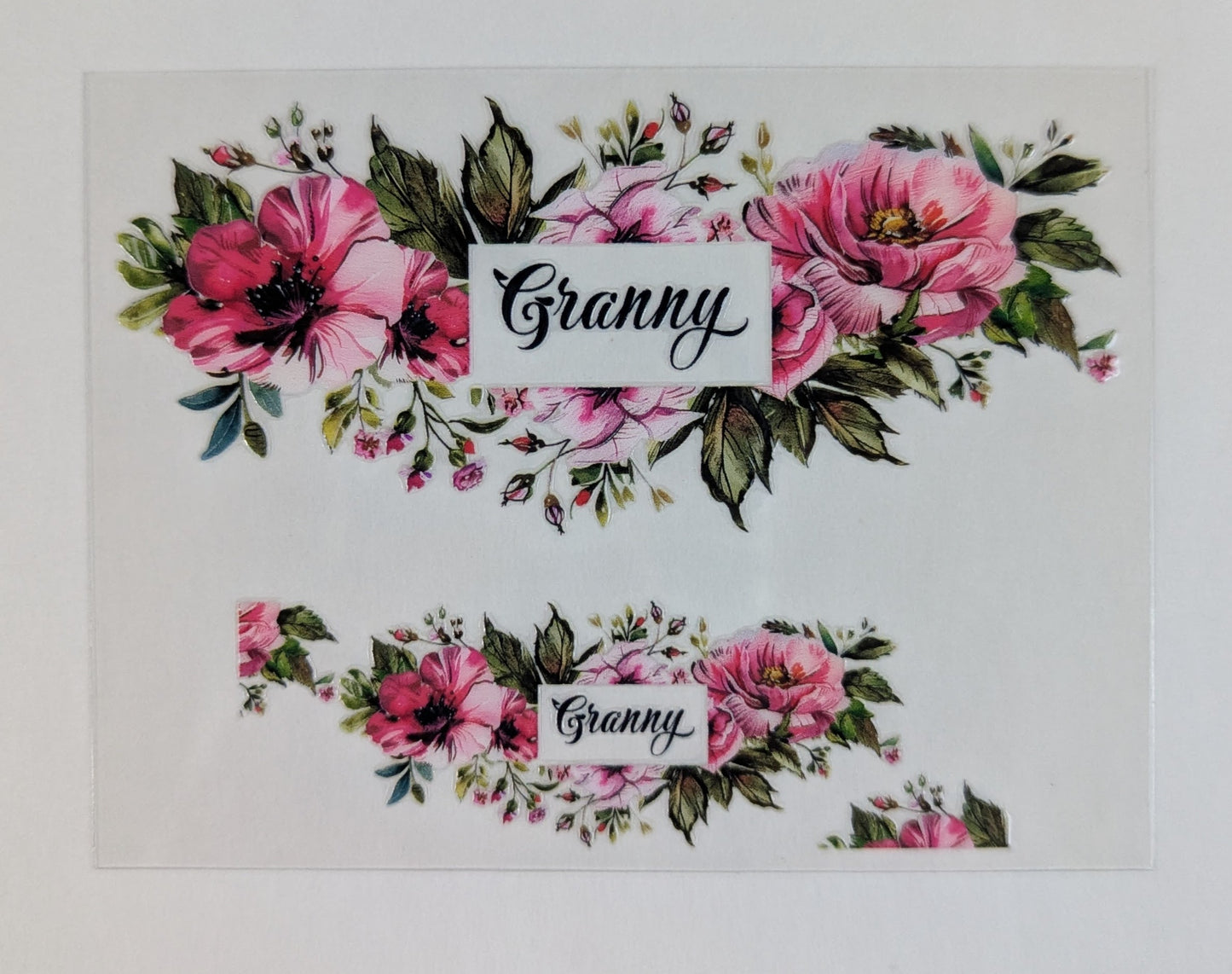 Mini Tumbler Keychain UV/DTF Wraps - Granny - Multiple Designs Available
