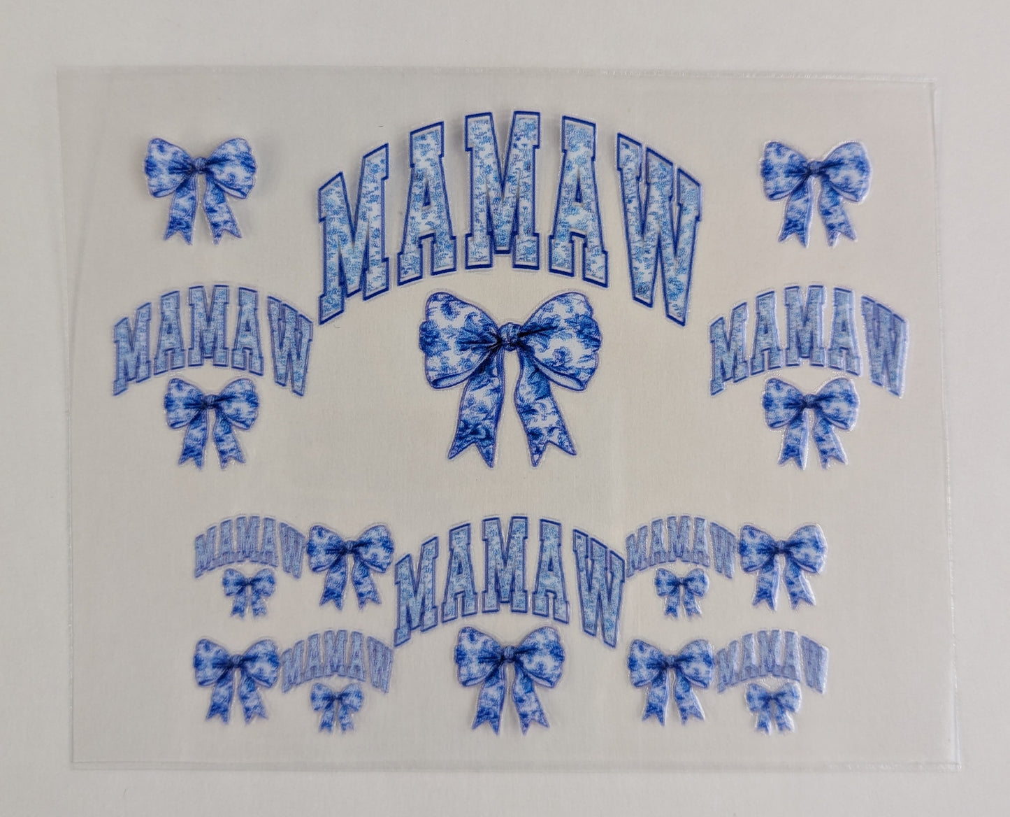 Mini Tumbler Keychain UV/DTF Wraps - Mamaw - Multiple Designs Available