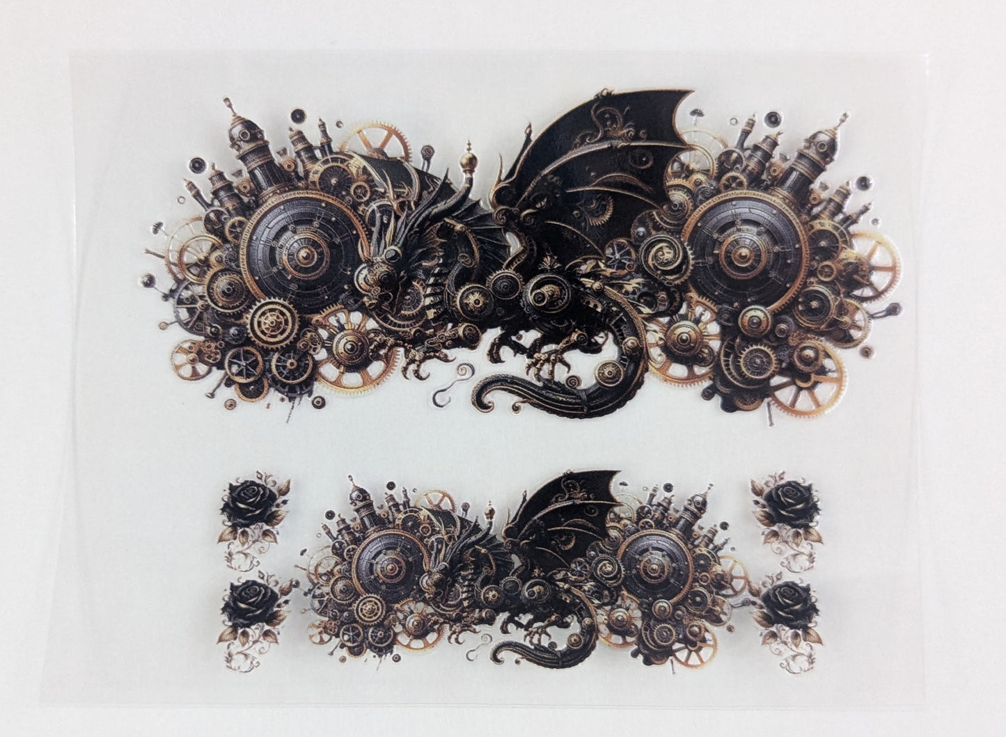 Mini Tumbler Keychain UV/DTF Wraps - Dragon