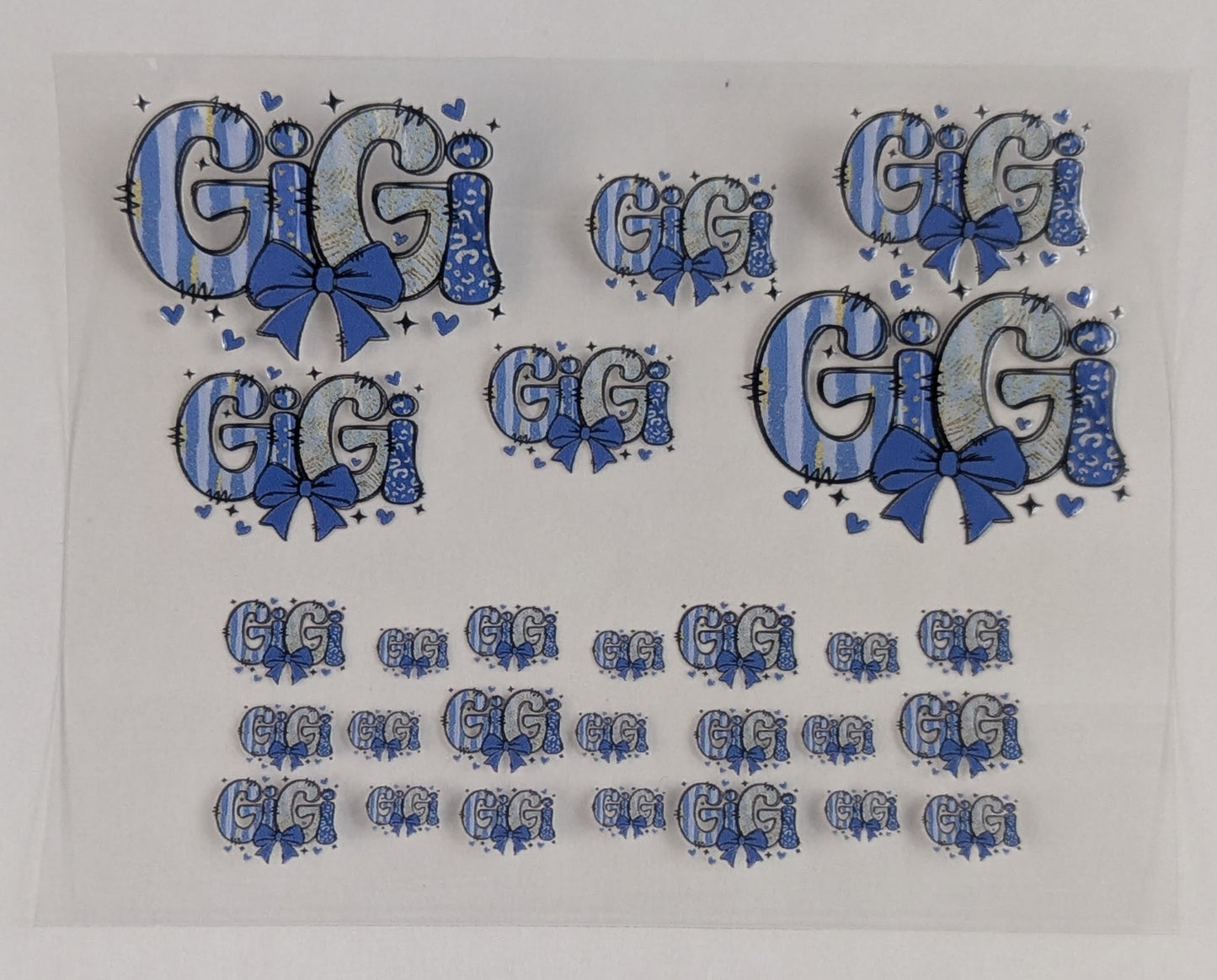 Mini Tumbler Keychain UV/DTF Wraps - Gigi - Multiple Designs Available