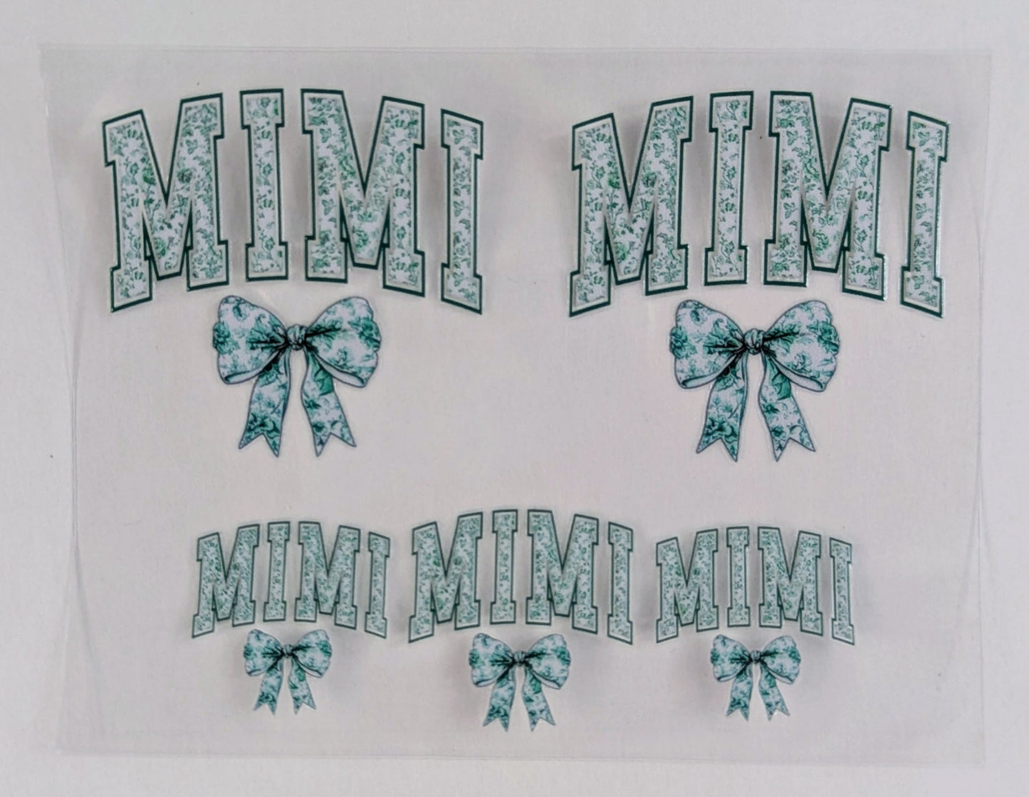 Mini Tumbler Keychain UV/DTF Wraps - Mimi - Multiple Designs Available