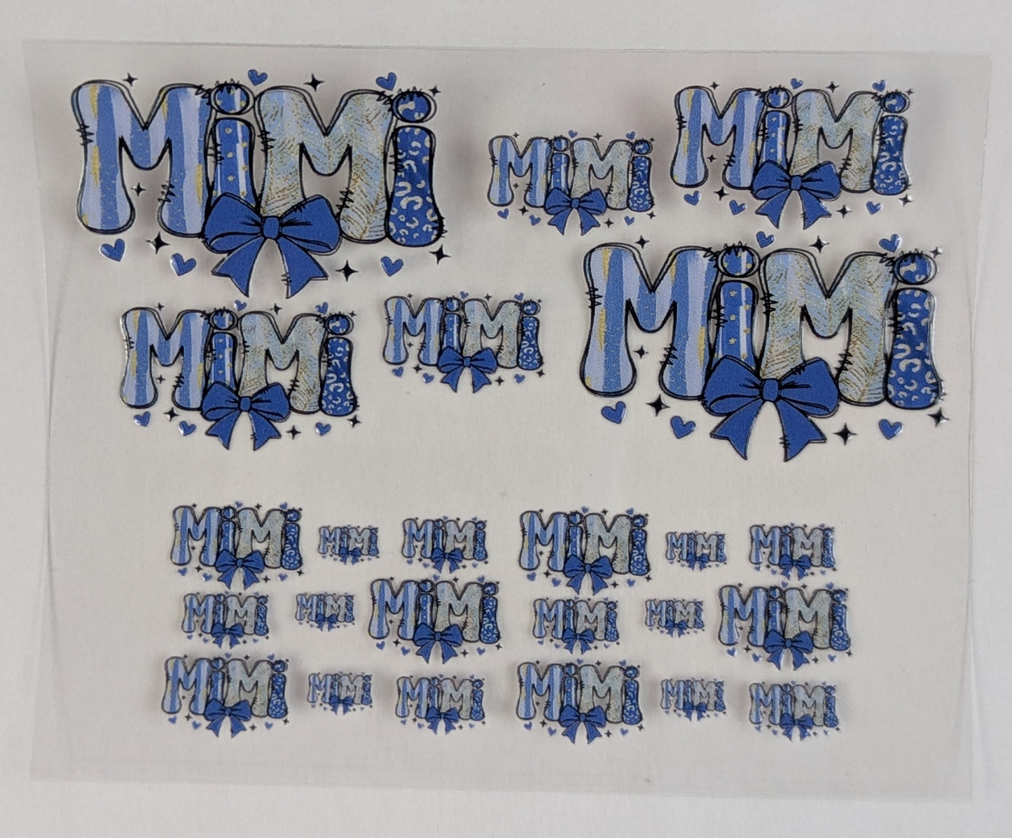 Mini Tumbler Keychain UV/DTF Wraps - Mimi - Multiple Designs Available