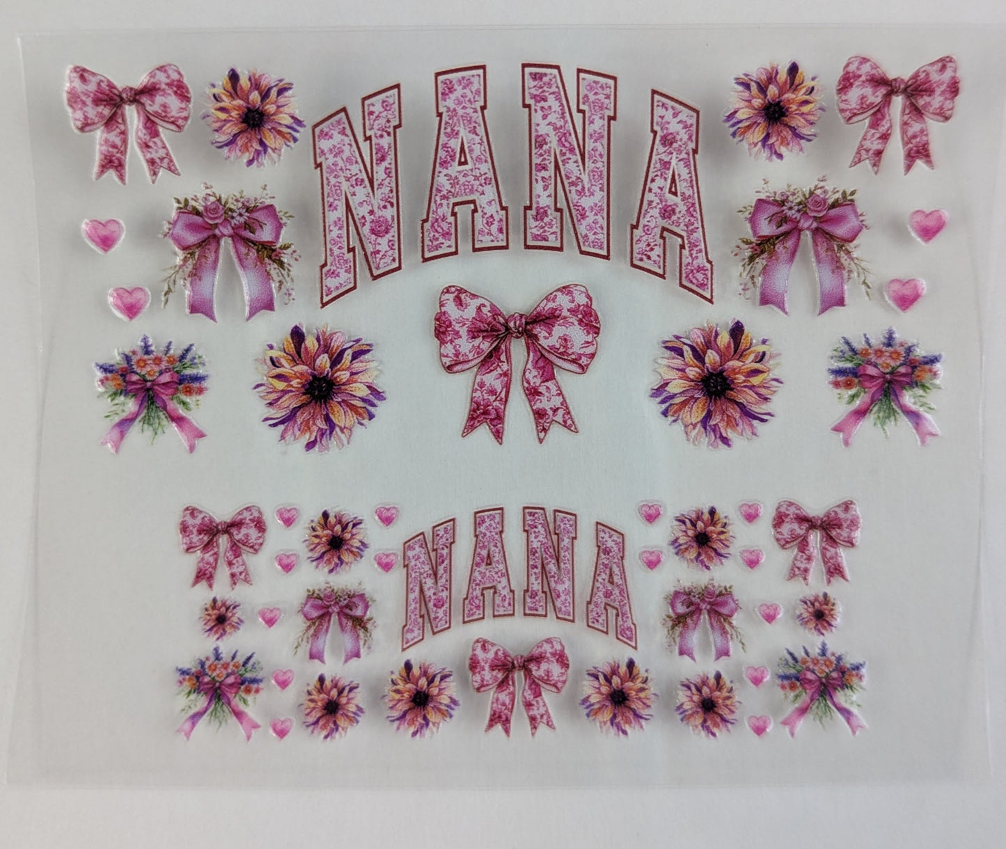 Mini Tumbler Keychain UV/DTF Wraps - Nana - Multiple Designs Available