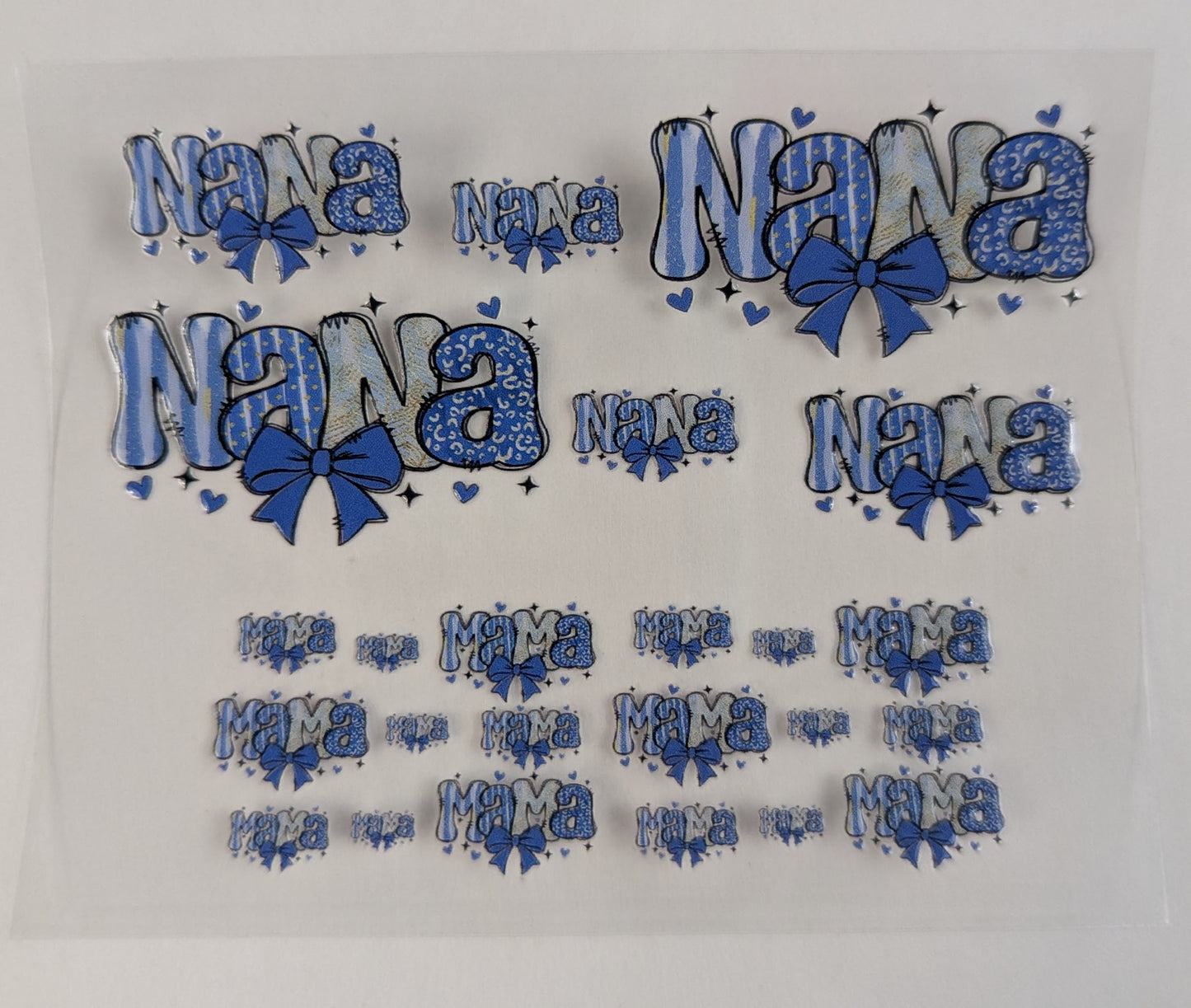 Mini Tumbler Keychain UV/DTF Wraps - Nana - Multiple Designs Available