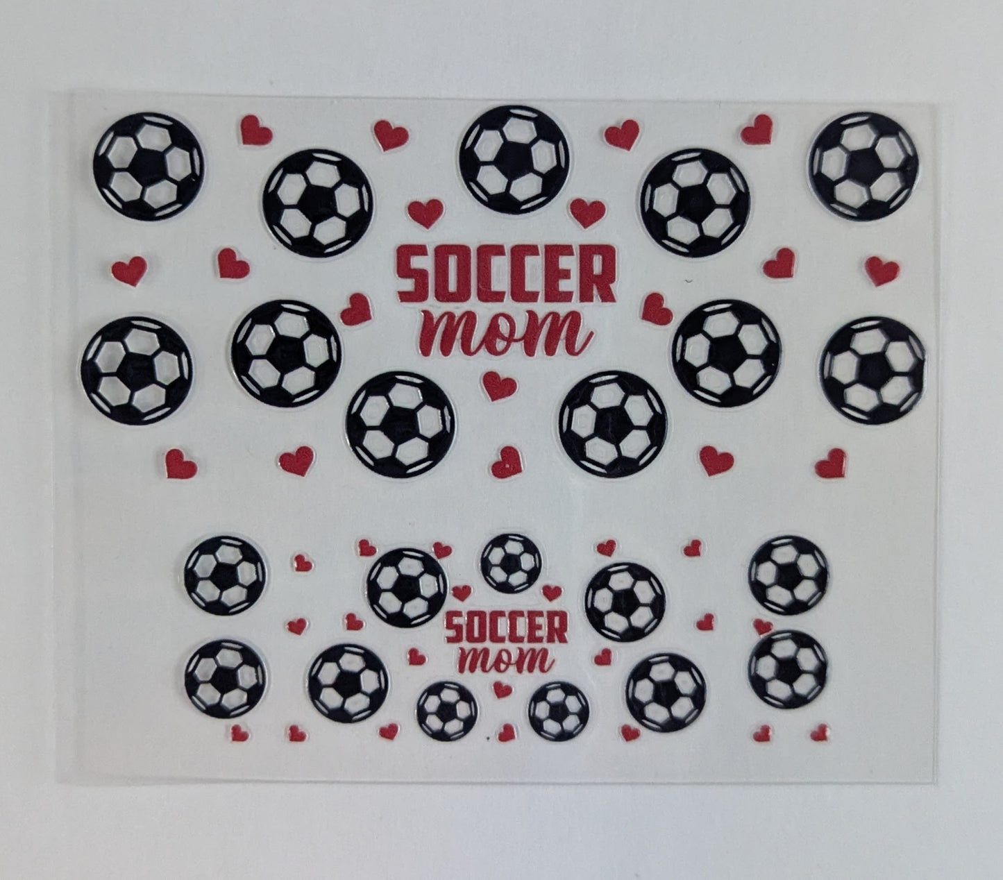 Mini Tumbler Keychain UV/DTF Wraps - Soccer Mom - Multiple Designs Available