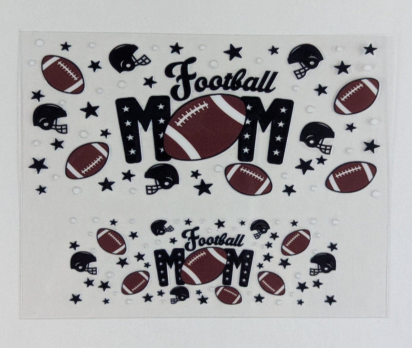 Mini Tumbler Keychain UV/DTF Wraps - Football Mom - Multiple Designs Available
