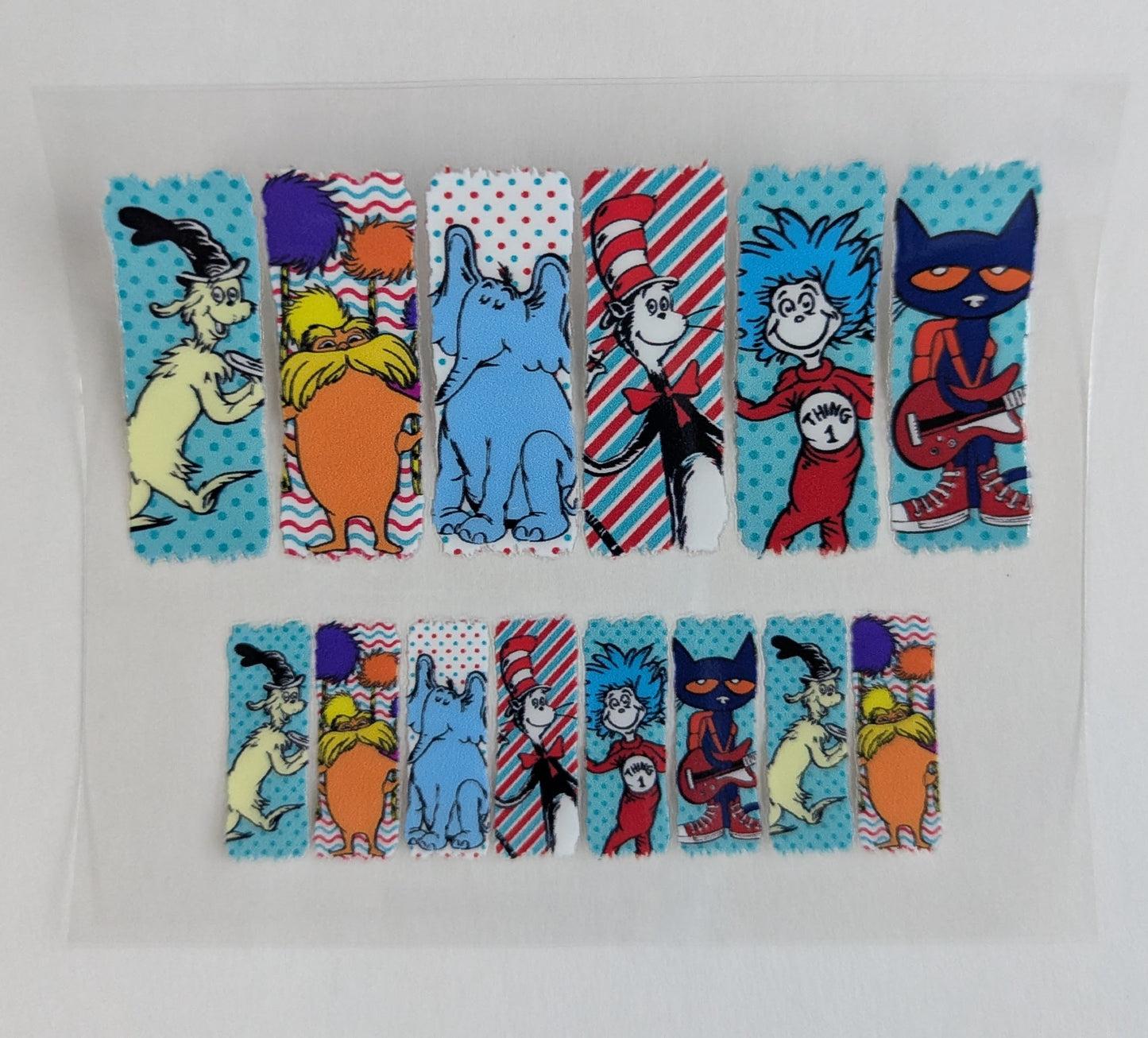 Mini Tumbler Keychain UV/DTF Wraps - Dr Suess - Multiple Designs Available