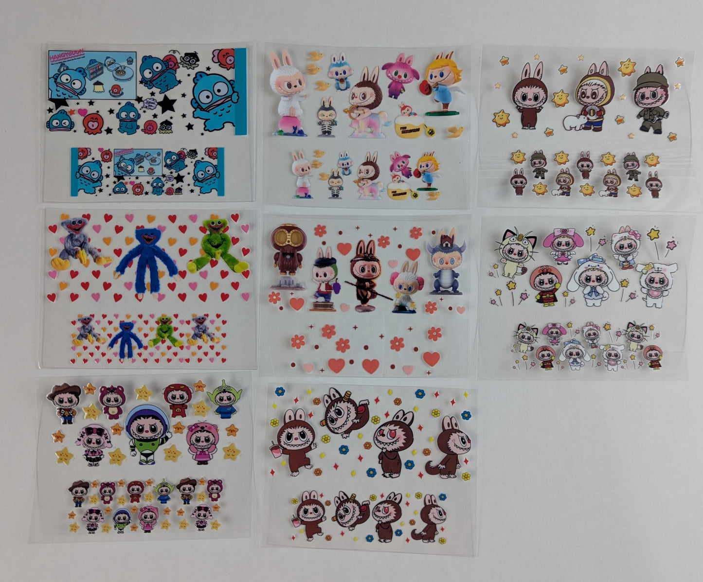 Mini Tumbler Keychain UV/DTF Wraps - Creative Characters - Multiple Designs Available