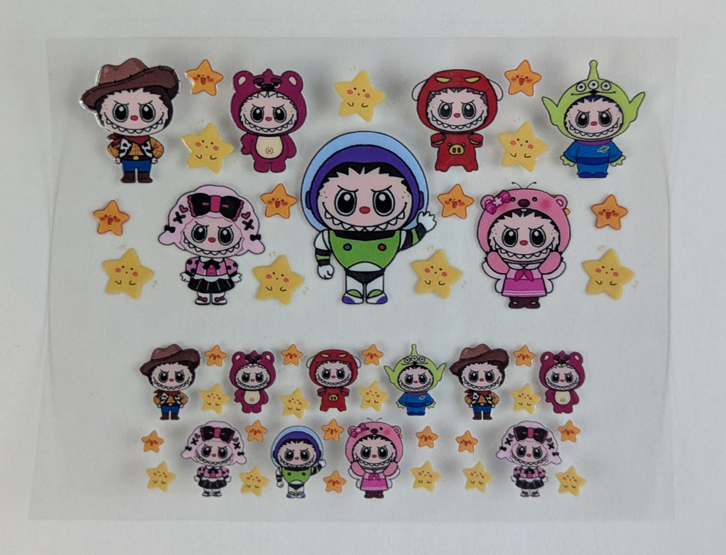 Mini Tumbler Keychain UV/DTF Wraps - Creative Characters - Multiple Designs Available