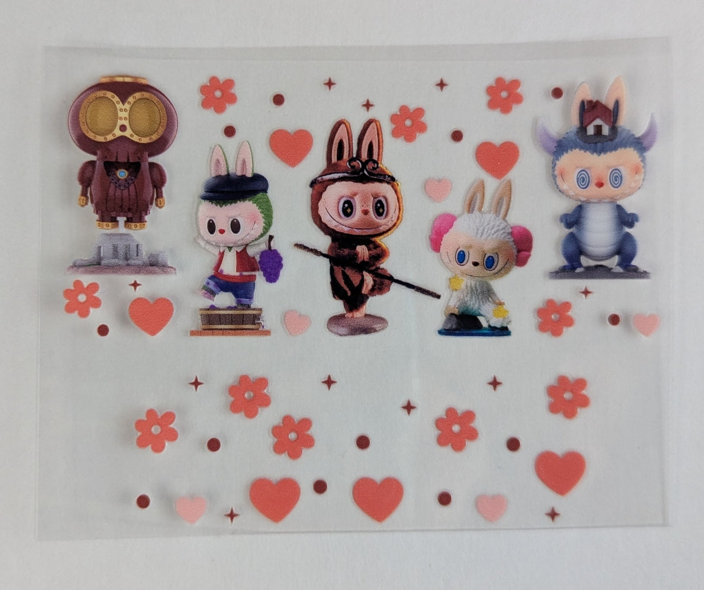 Mini Tumbler Keychain UV/DTF Wraps - Creative Characters - Multiple Designs Available