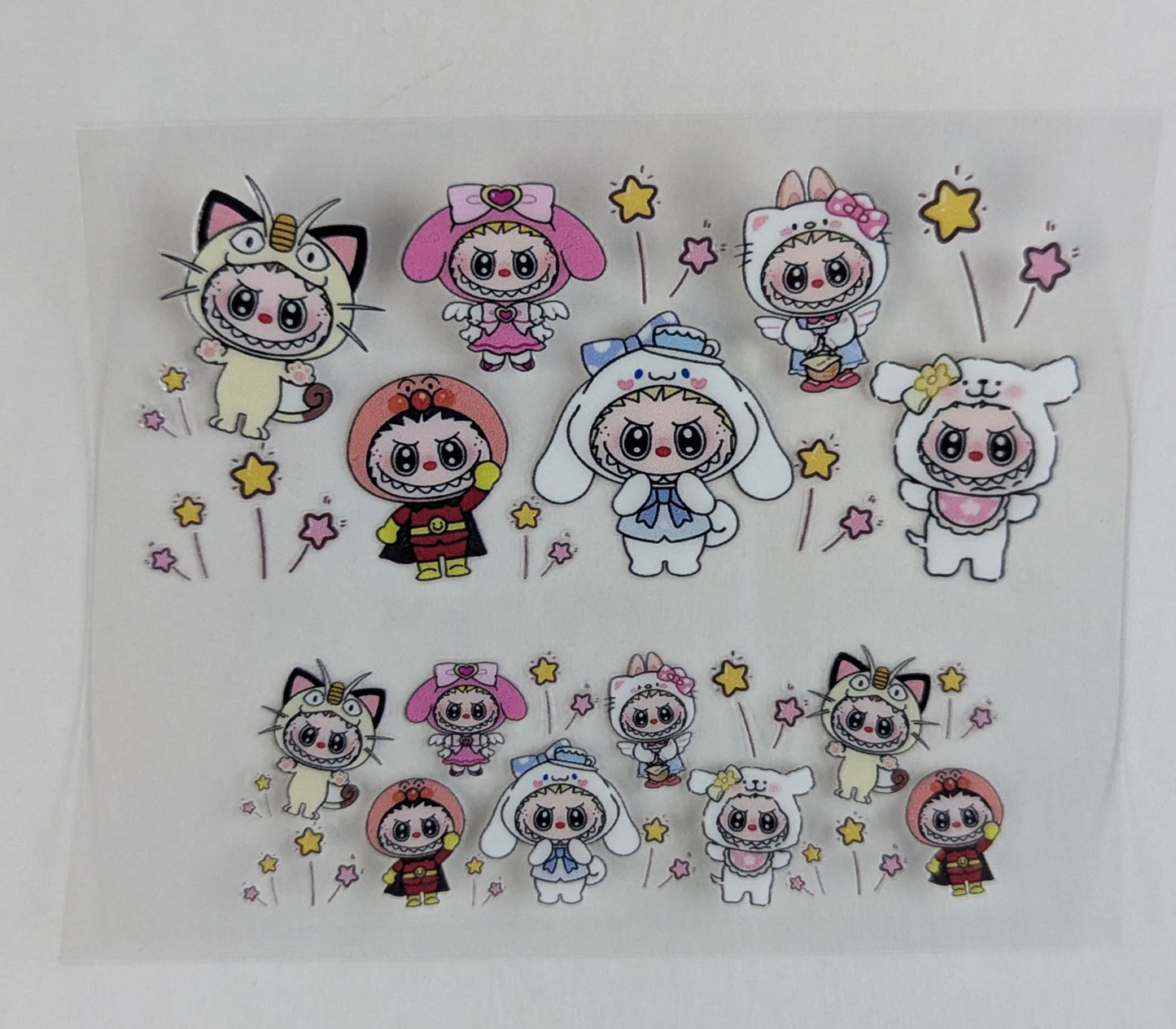 Mini Tumbler Keychain UV/DTF Wraps - Creative Characters - Multiple Designs Available