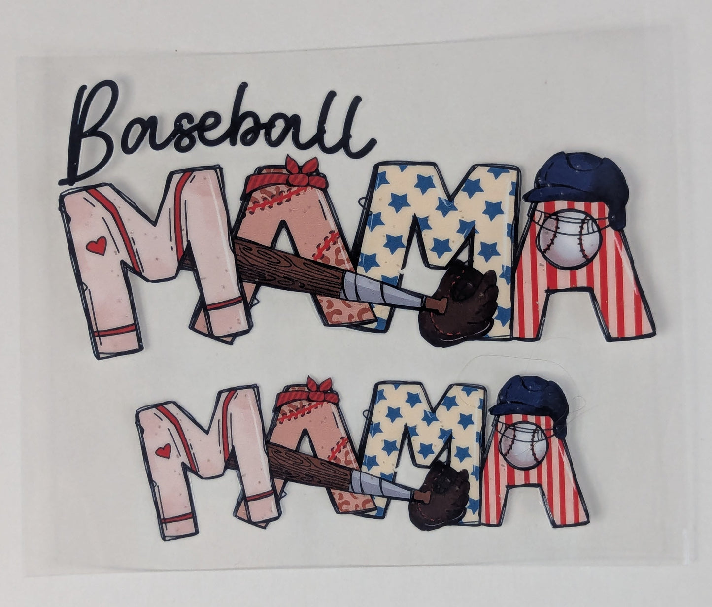 Mini Tumbler Keychain UV/DTF Wraps - Baseball Dad / Baseball Mom / T-Ball Mom - Multiple Designs Available