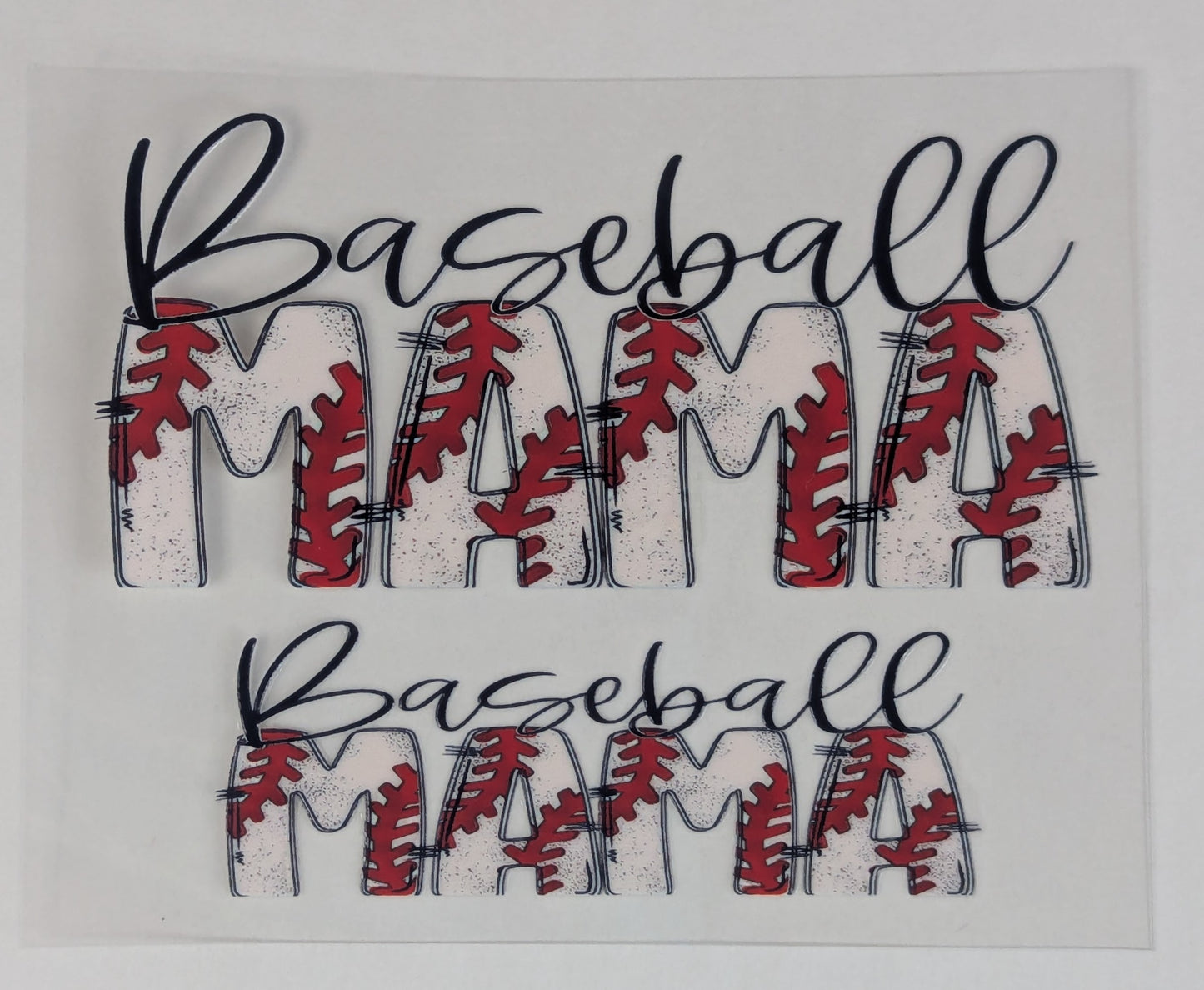 Mini Tumbler Keychain UV/DTF Wraps - Baseball Dad / Baseball Mom / T-Ball Mom - Multiple Designs Available