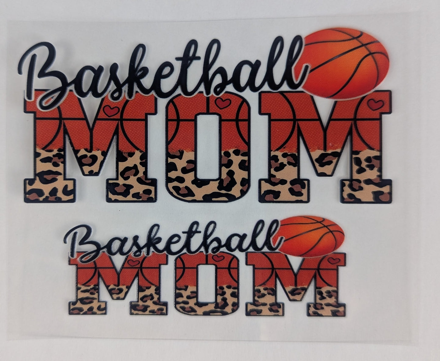Mini Tumbler Keychain UV/DTF Wraps - Basketball Mom