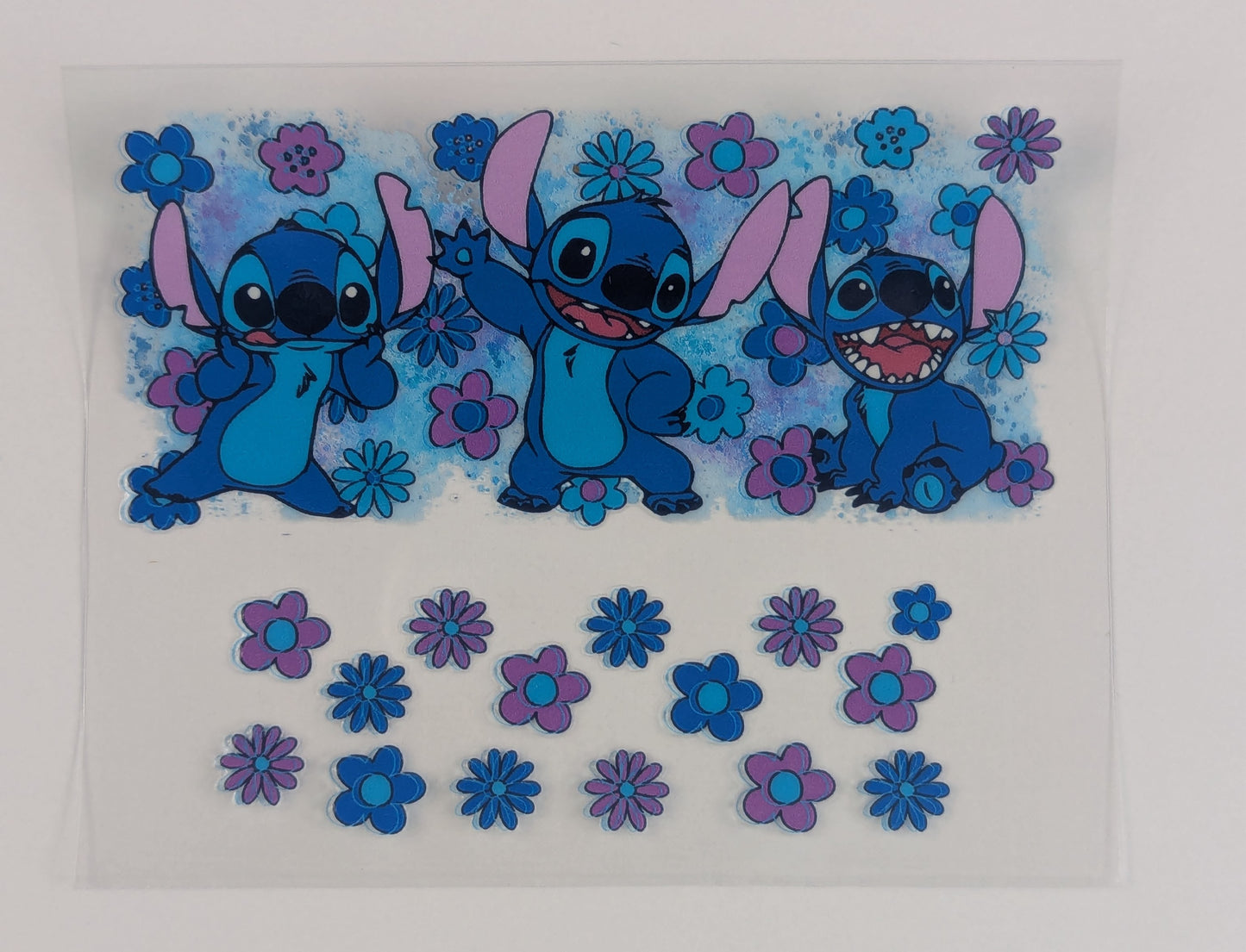 Mini Tumbler Keychain UV/DTF Wraps - Blue Alien - Multiple Designs Available