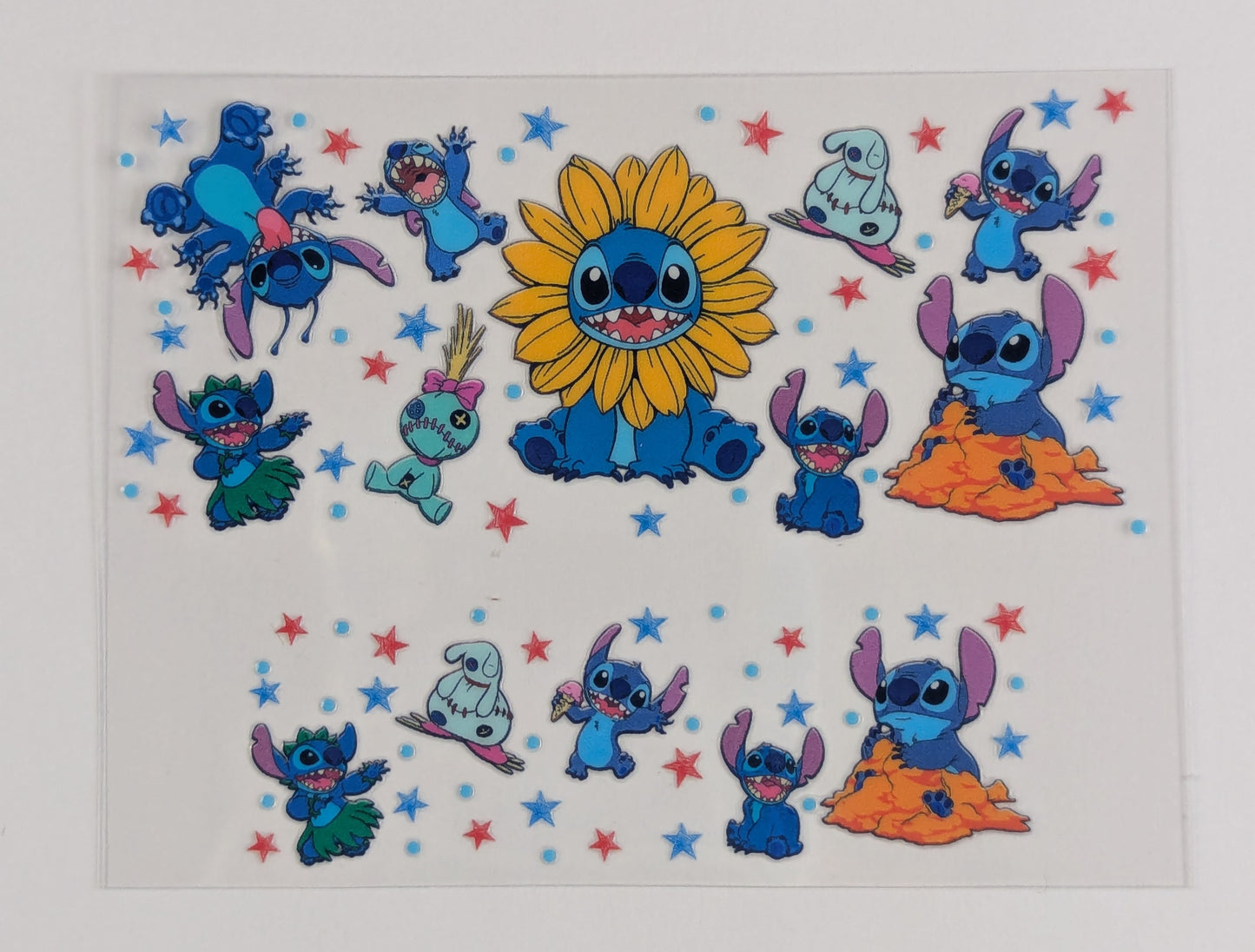 Mini Tumbler Keychain UV/DTF Wraps - Blue Alien - Multiple Designs Available