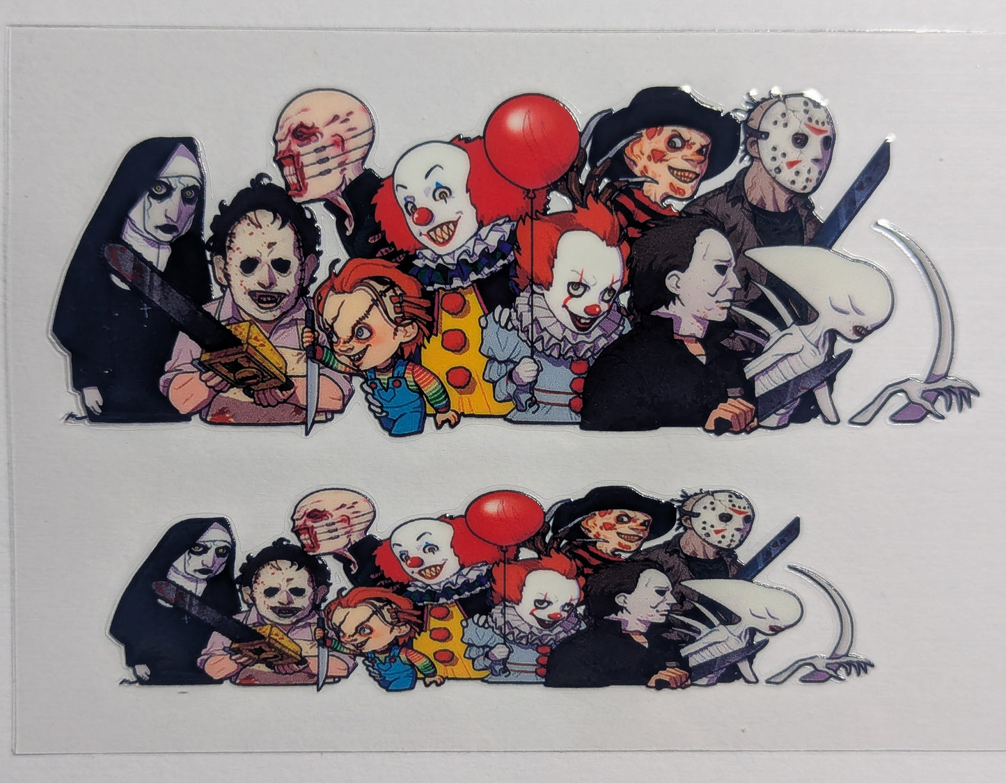 Mini Tumbler Keychain UV/DTF Wraps - Horror - Multiple Designs Available