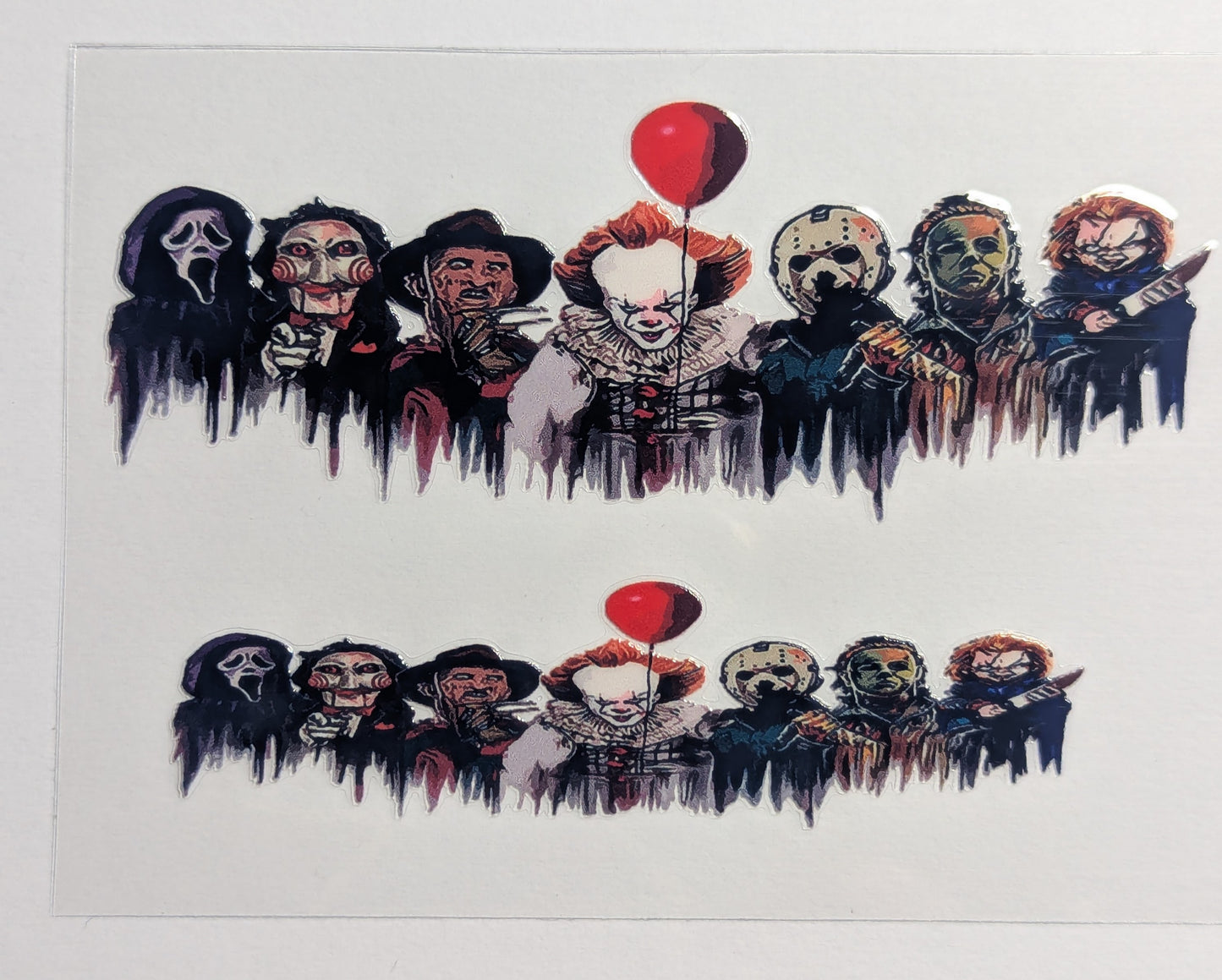 Mini Tumbler Keychain UV/DTF Wraps - Horror - Multiple Designs Available