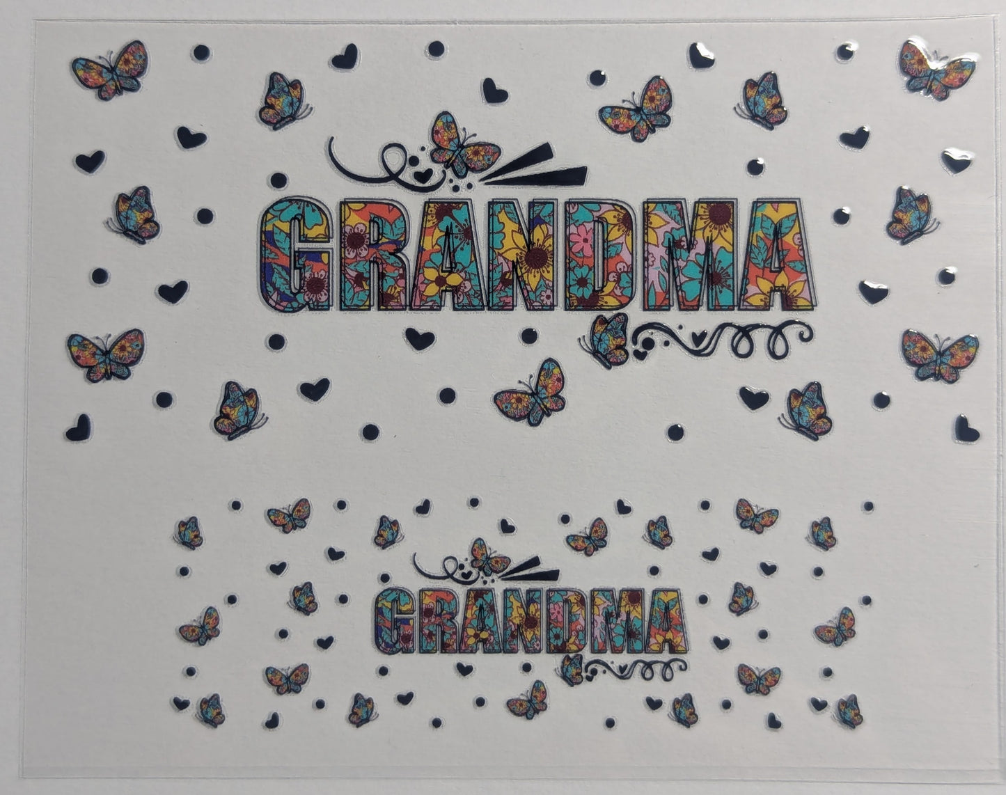 Mini Tumbler Keychain UV/DTF Wraps - Grandma - Multiple Designs Available