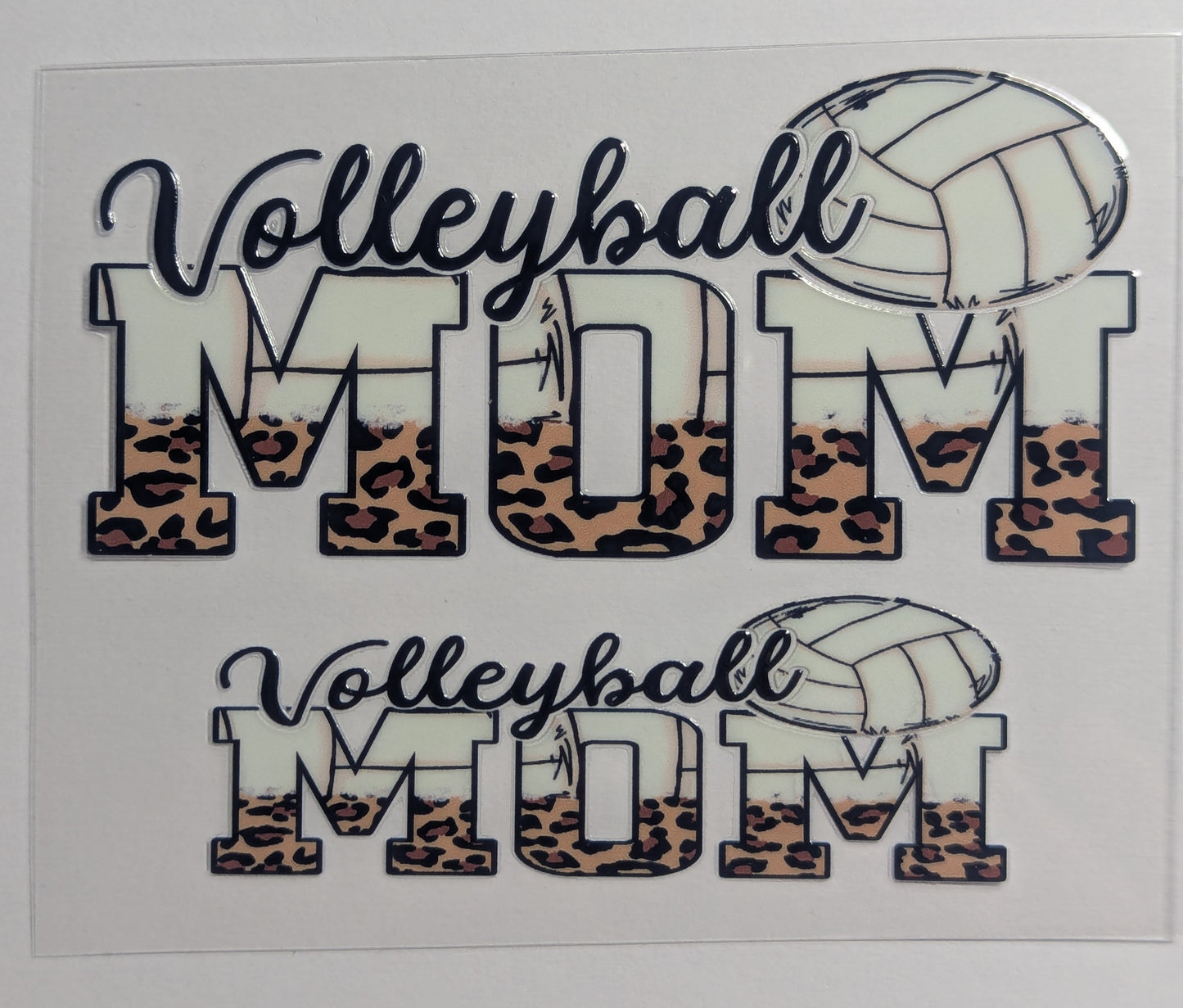 Mini Tumbler Keychain UV/DTF Wraps - Volleyball Mom - Multiple Designs Available