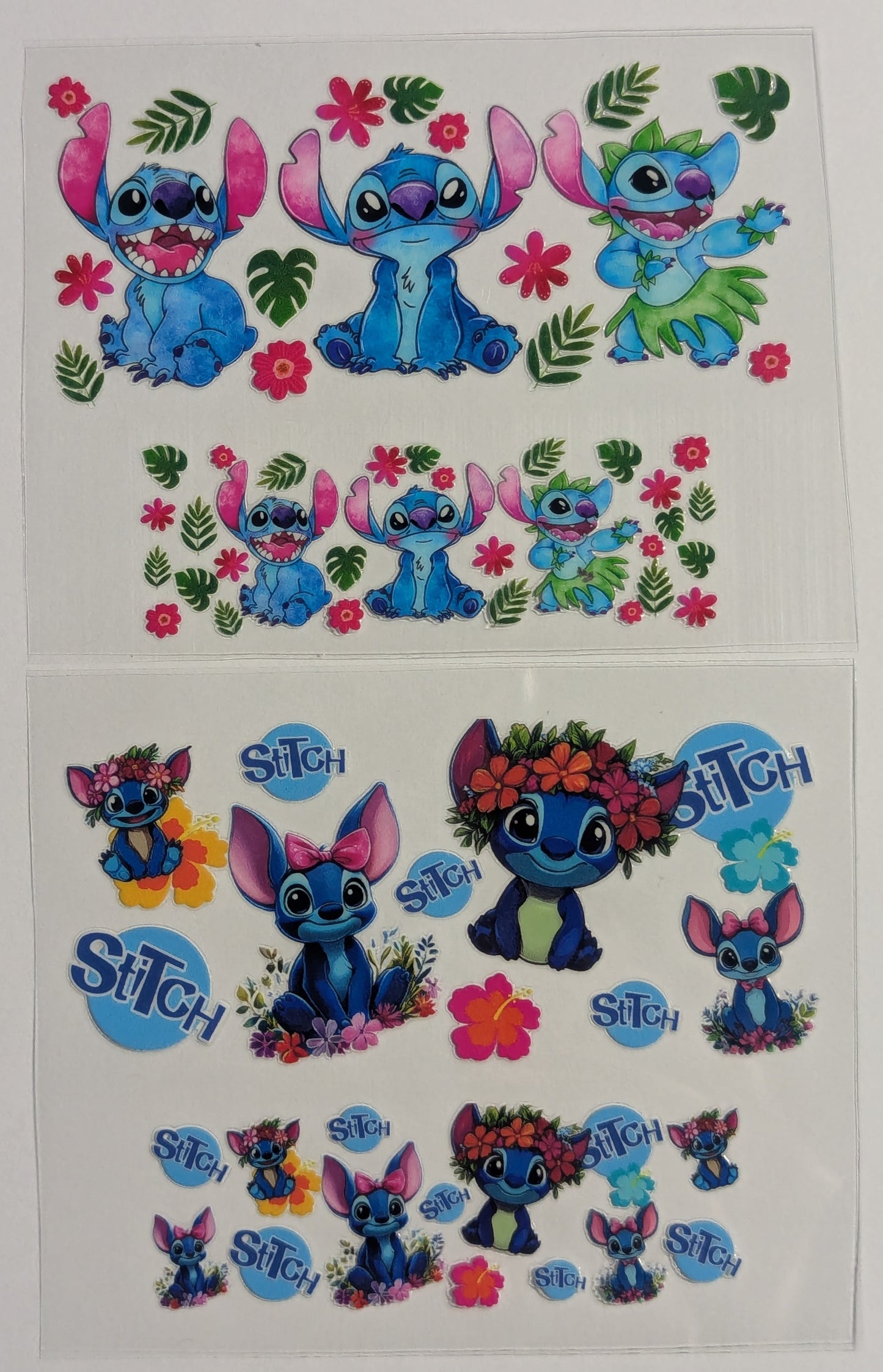 Mini Tumbler Keychain UV/DTF Wraps - Blue Alien 2 - Multiple Designs Available