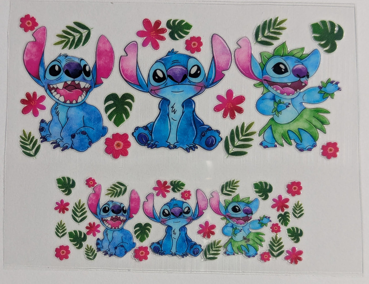 Mini Tumbler Keychain UV/DTF Wraps - Blue Alien 2 - Multiple Designs Available