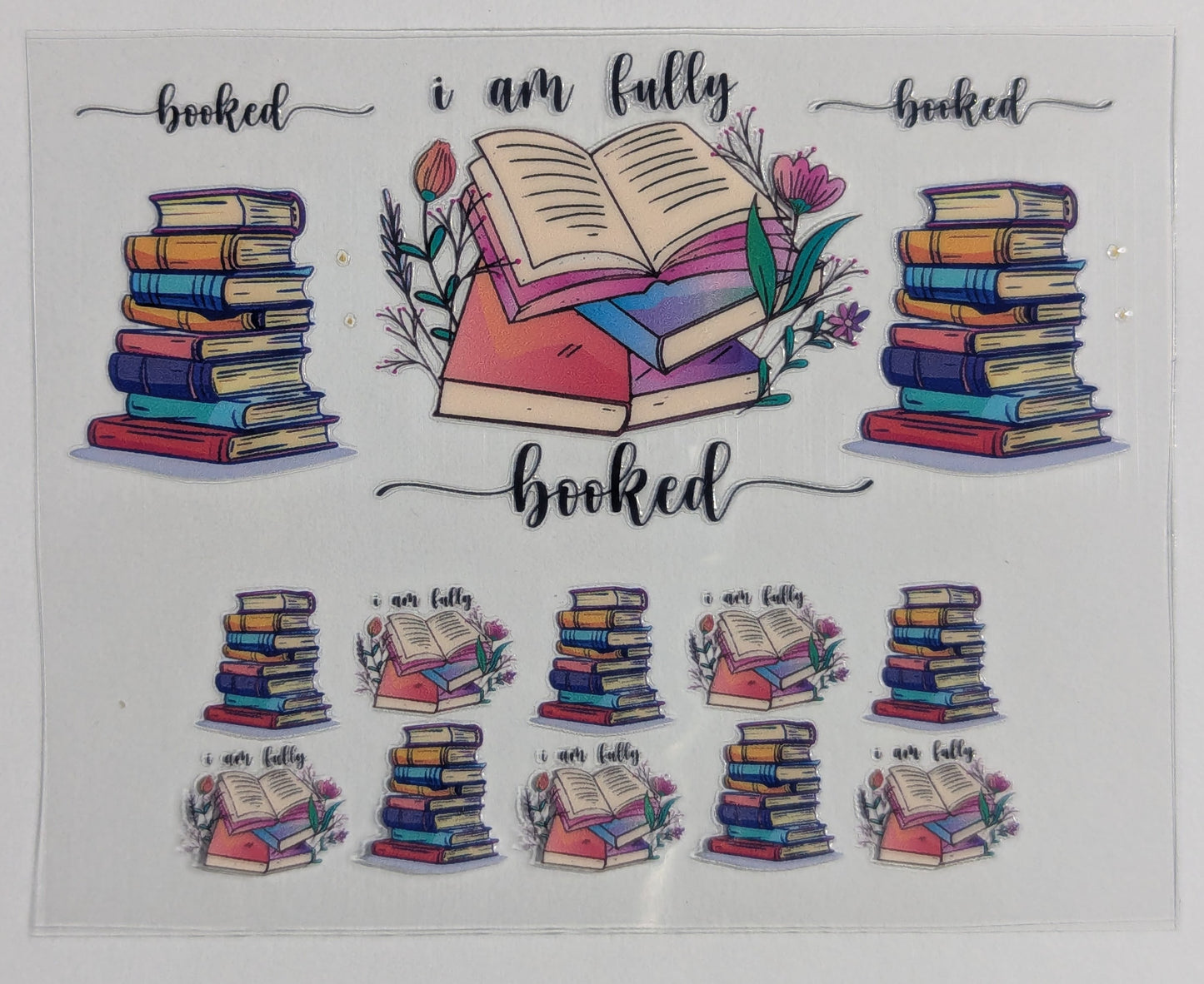 Mini Tumbler Keychain UV/DTF Wraps - Books 2 - Multiple Designs Available