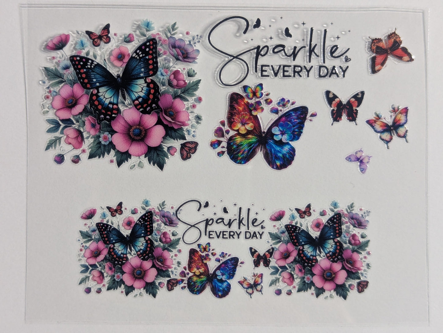 Mini Tumbler Keychain UV/DTF Wraps - Butterflies - Multiple Designs Available