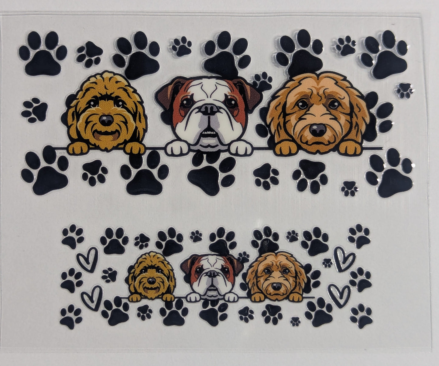 Mini Tumbler Keychain UV/DTF Wraps - Dogs - Multiple Designs Available