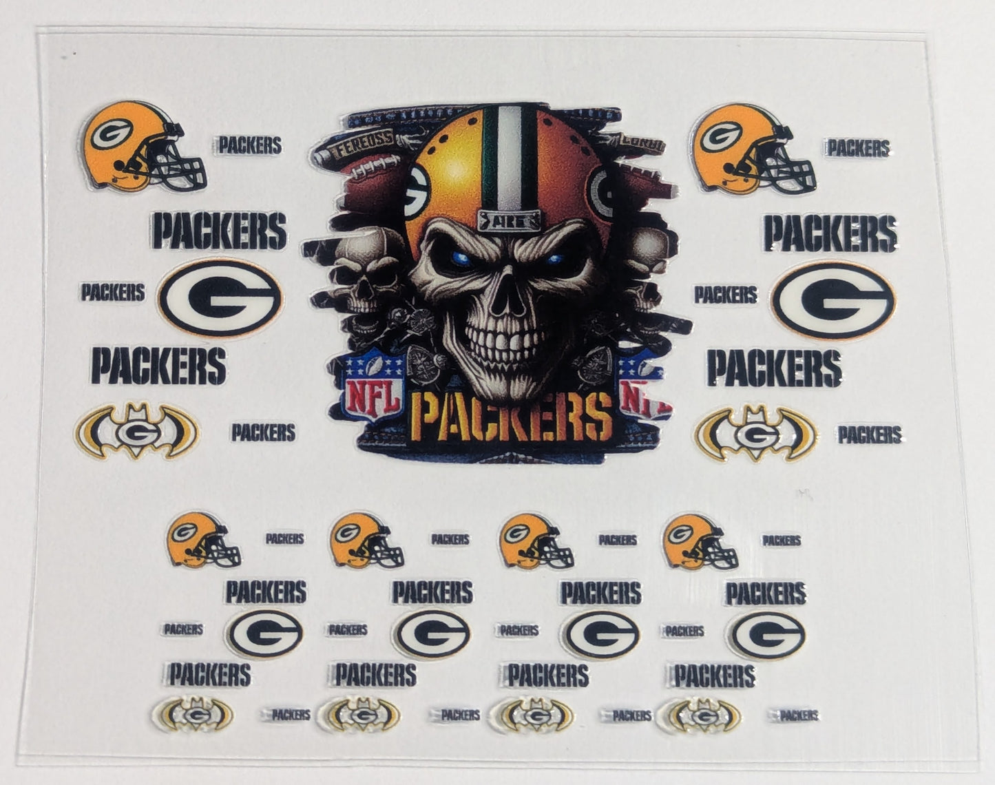Mini Tumbler Keychain UV/DTF Wraps - Football 3 - Multiple Designs Available