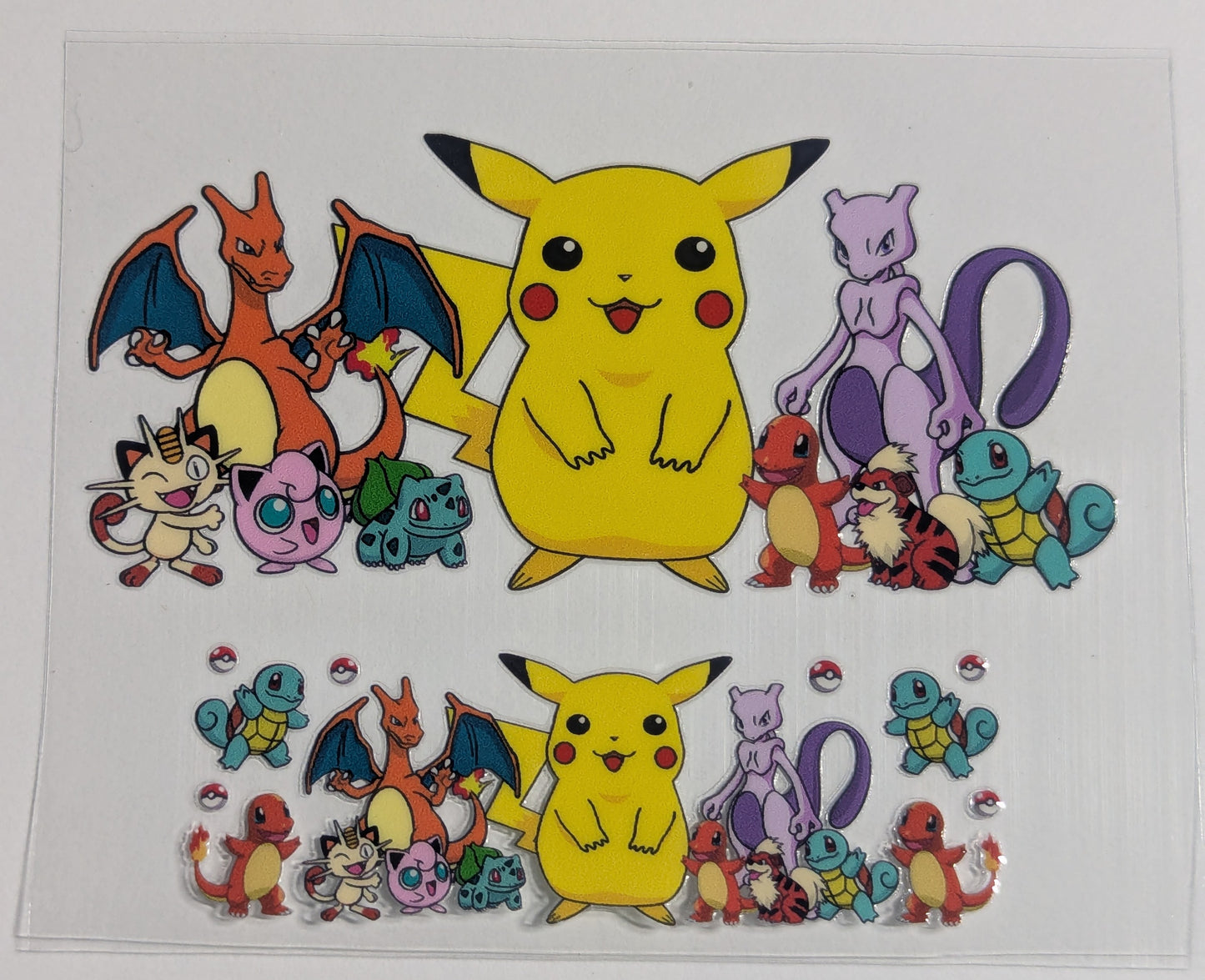 Mini Tumbler Keychain UV/DTF Wraps - Pokémon 2 - Multiple Designs Available