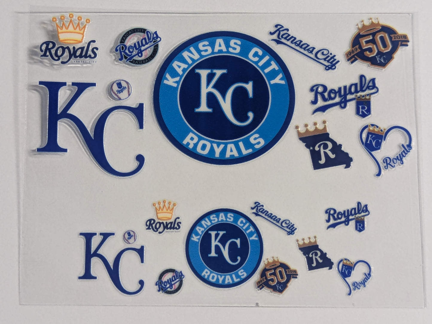 Mini Tumbler Keychain UV/DTF Wraps - KC Baseball