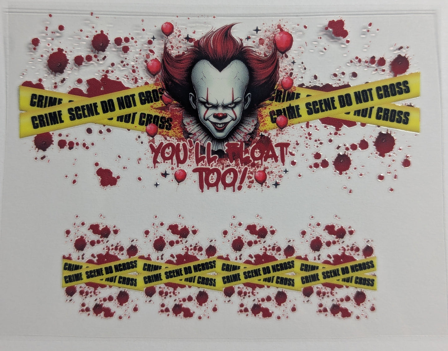 Mini Tumbler Keychain UV/DTF Wraps - Horror 3 - Multiple Designs Available