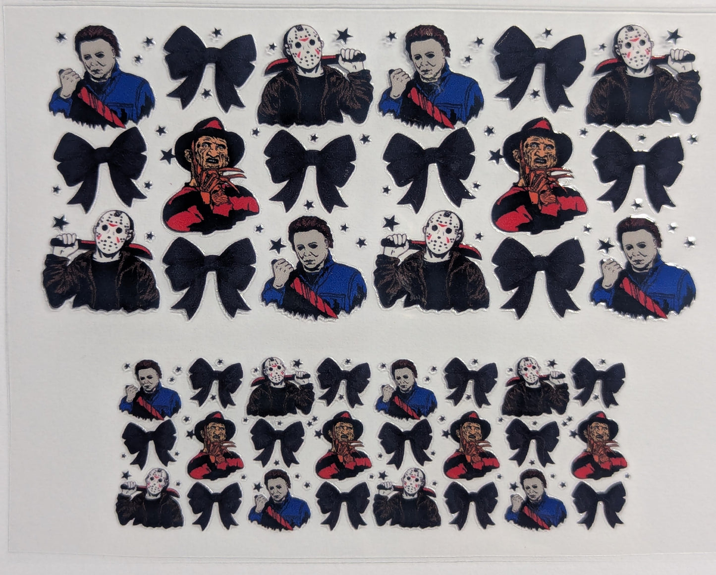 Mini Tumbler Keychain UV/DTF Wraps - Horror 3 - Multiple Designs Available