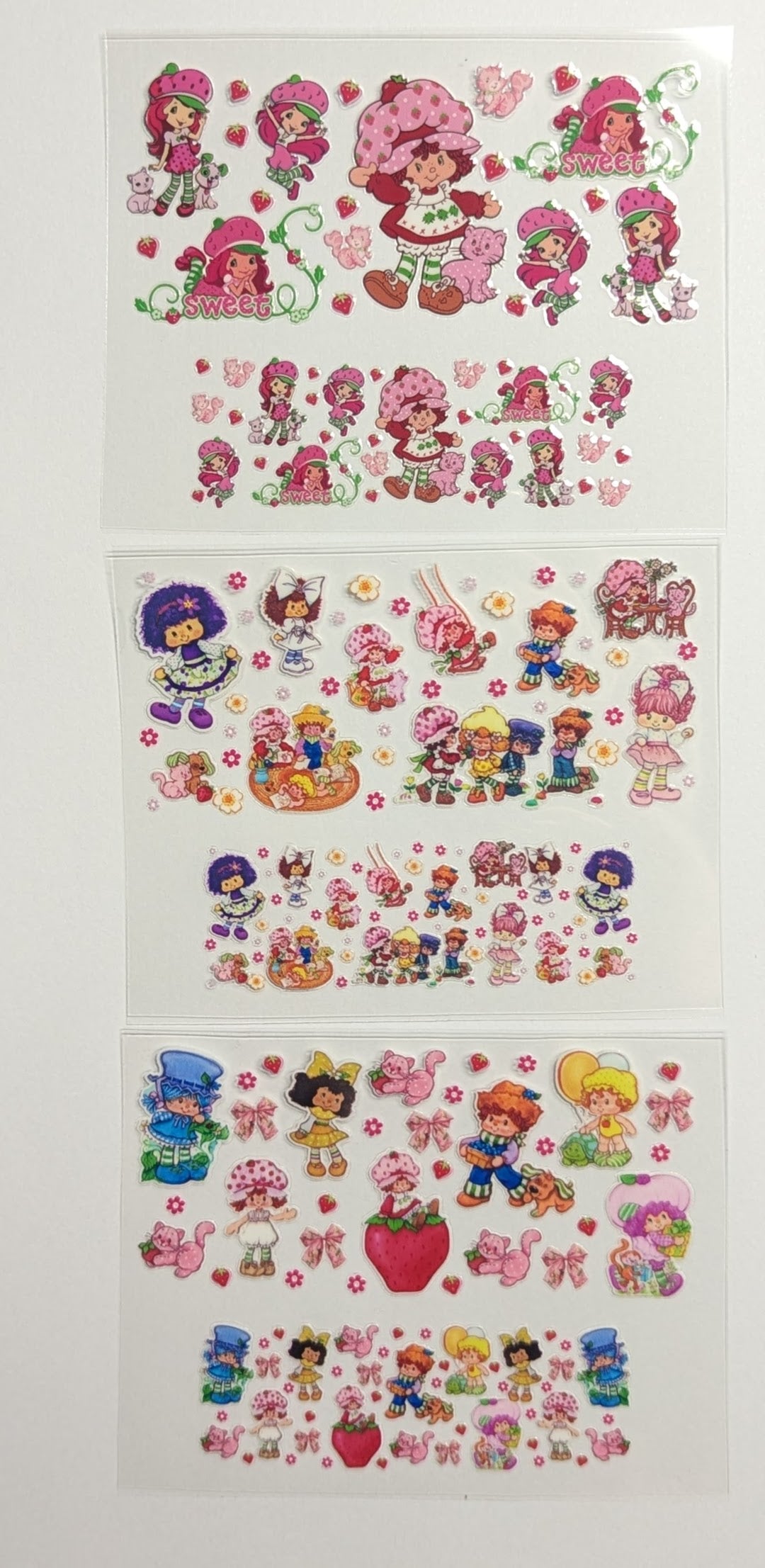 Mini Tumbler Keychain UV/DTF Wraps - Strawberry Girl 2 - Multiple Designs Available