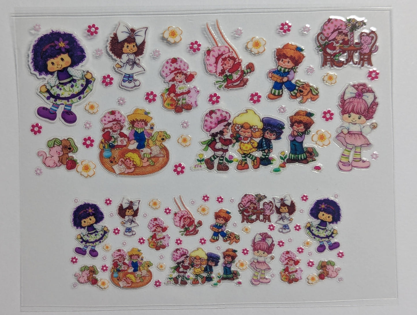 Mini Tumbler Keychain UV/DTF Wraps - Strawberry Girl 2 - Multiple Designs Available
