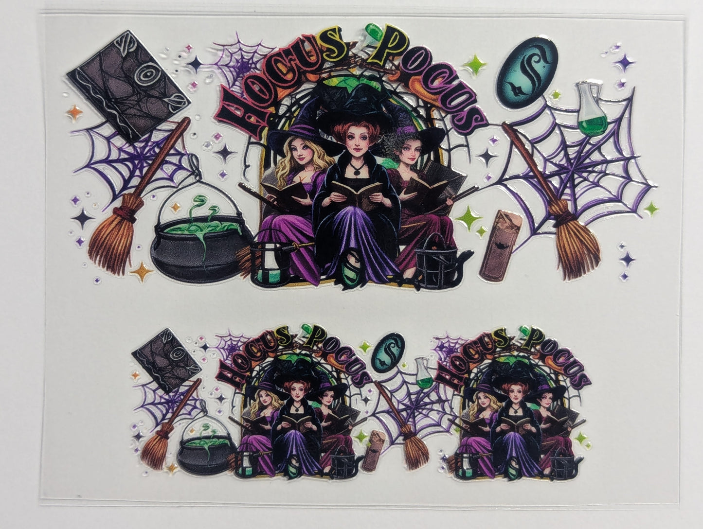 Mini Tumbler Keychain UV/DTF Wraps - Witches 2 - Multiple Designs Available