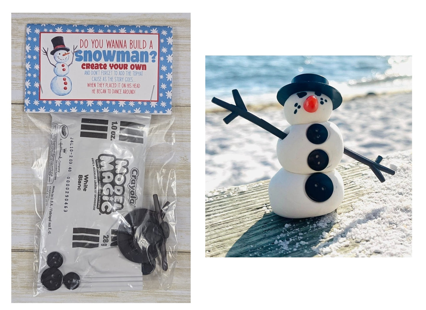Build Your Own Snowman Craft Kit