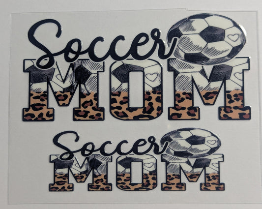 Mini Tumbler Keychain UV/DTF Wraps - Soccer Mom - Multiple Designs Available