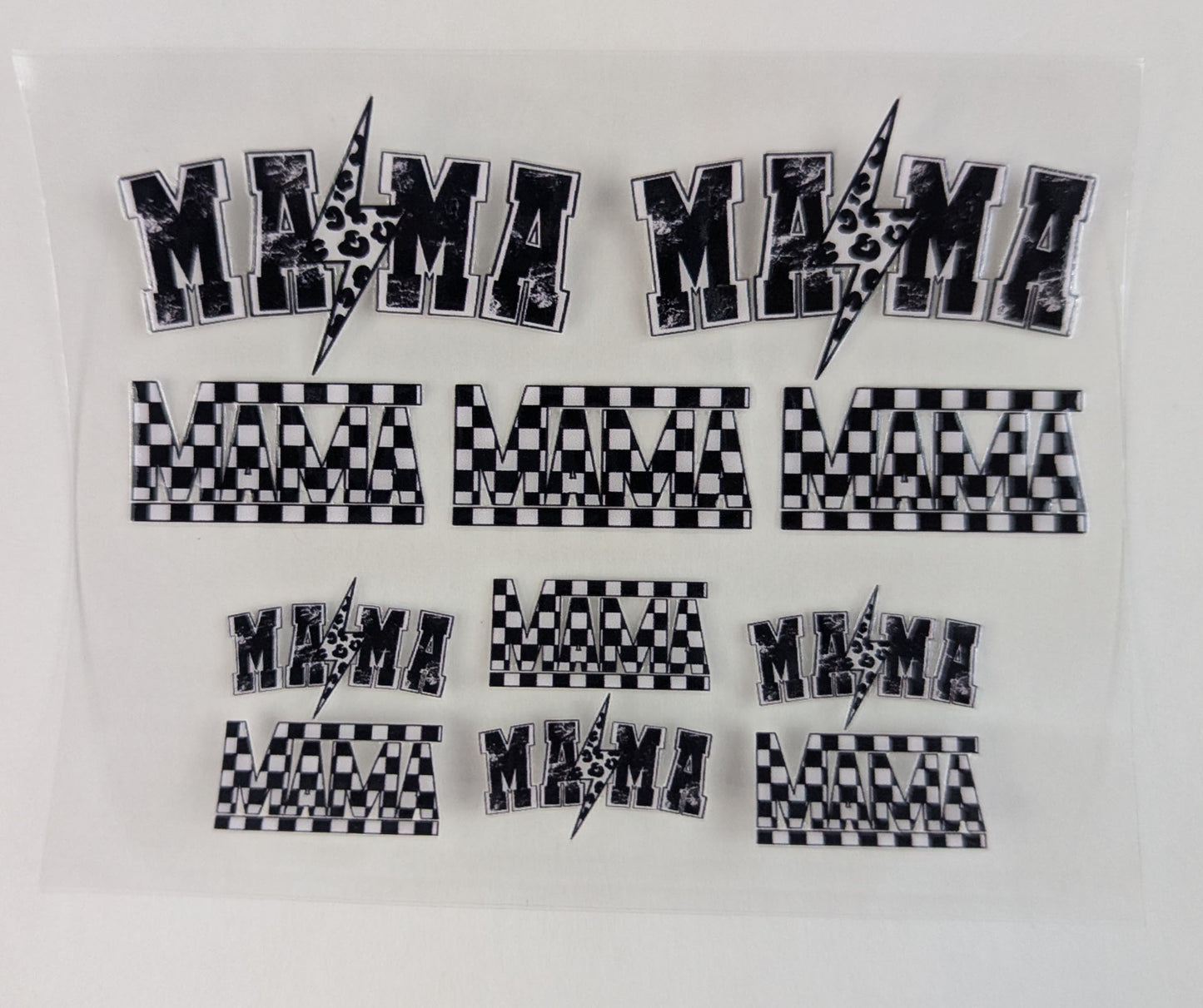 Mini Tumbler Keychain UV/DTF Wraps - Mama 2 - Multiple Designs Available