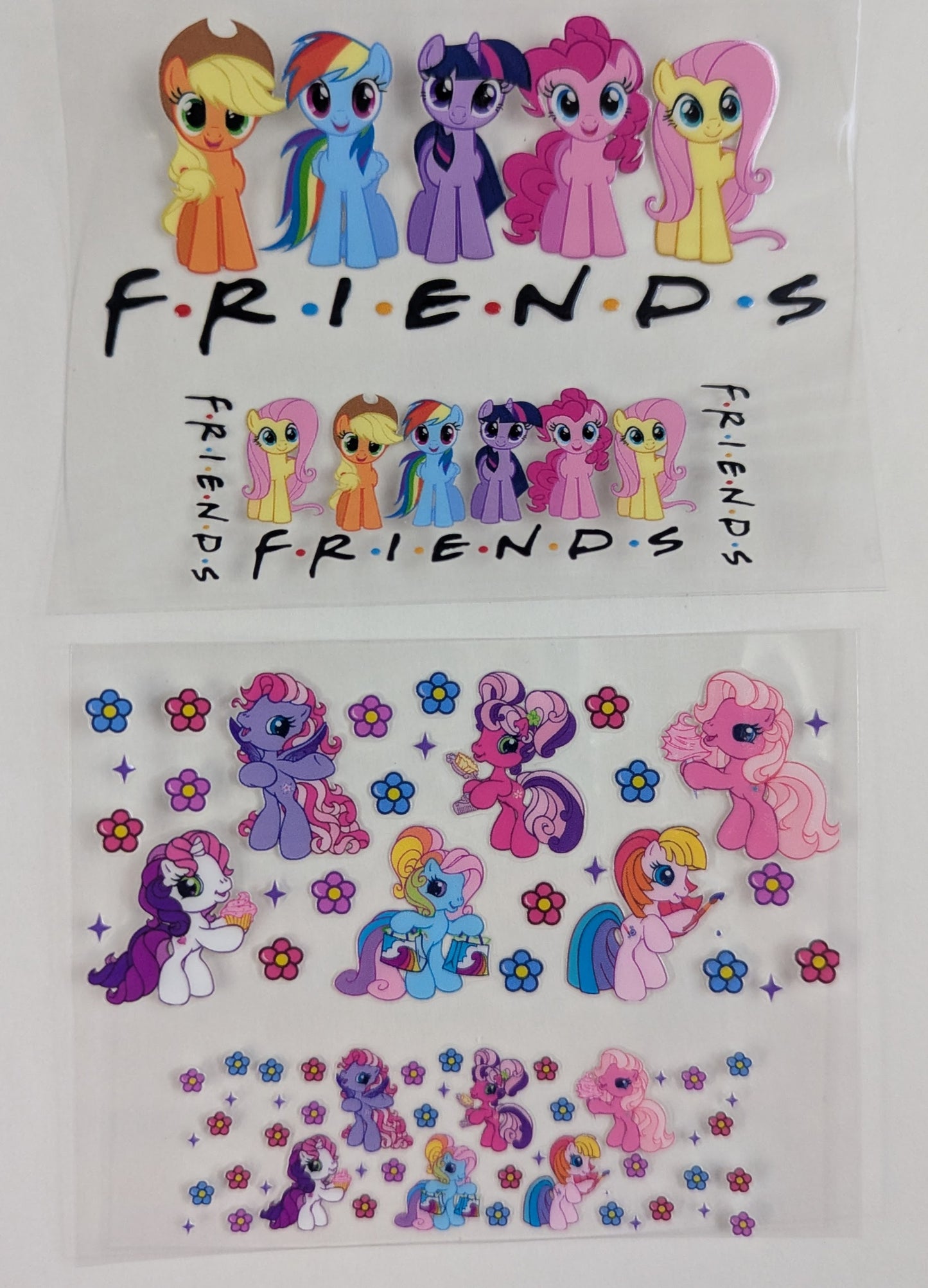 Mini Tumbler Keychain UV/DTF Wraps - My Little Pony - Multiple Designs Available