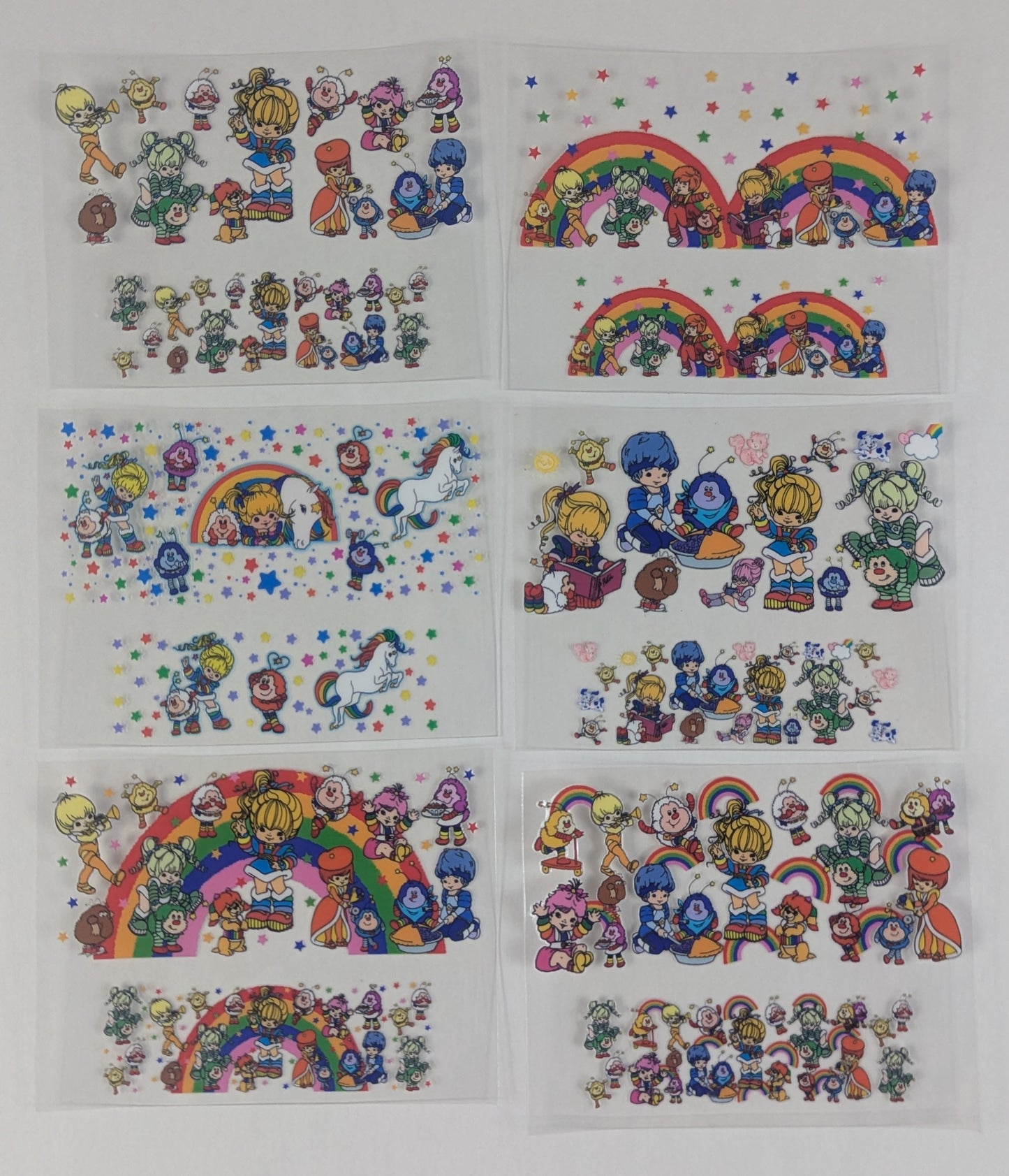Mini Tumbler Keychain UV/DTF Wraps - Rainbow Bright - Multiple Designs Available
