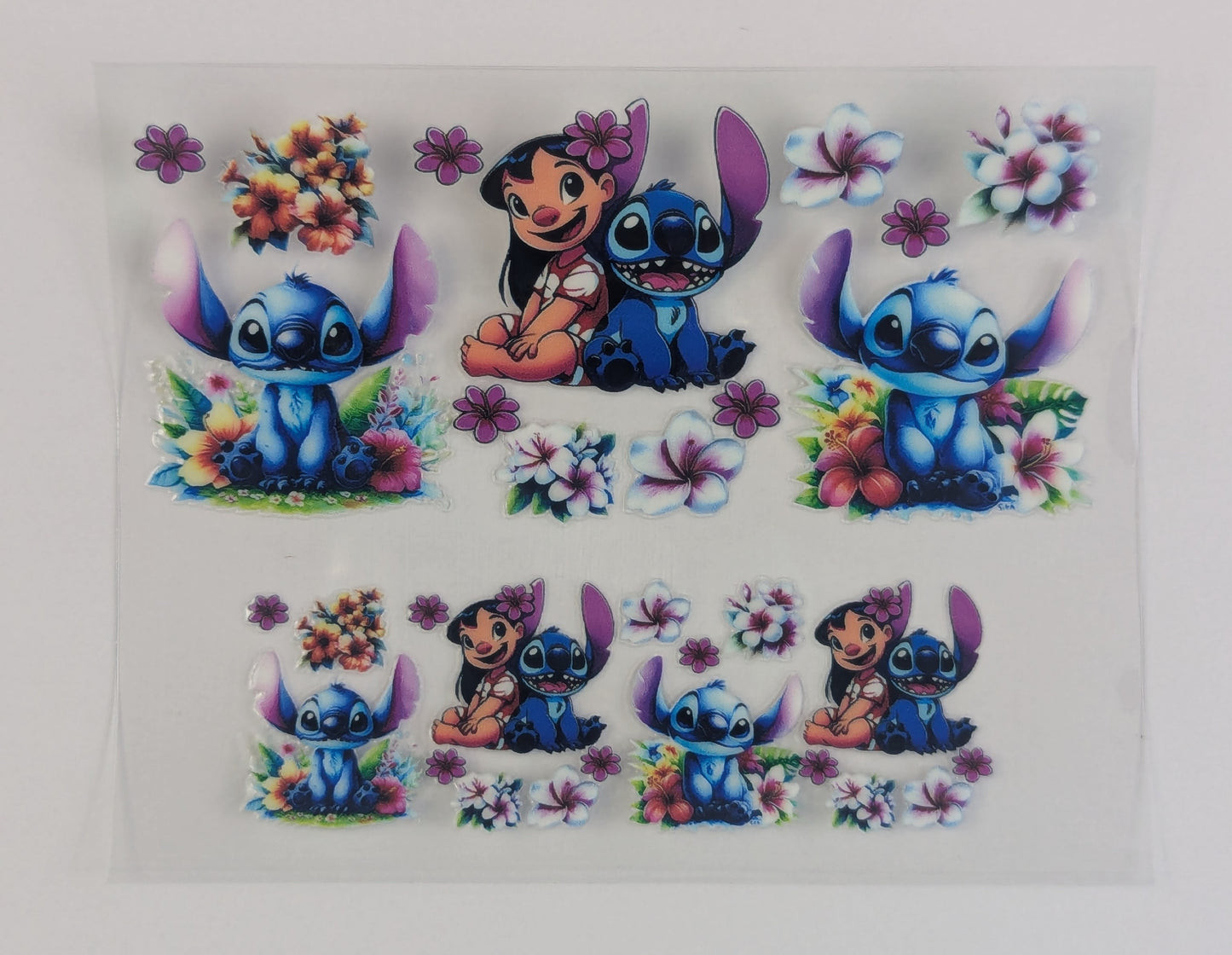 Mini Tumbler Keychain UV/DTF Wraps - Blue Alien + Girl - Multiple Designs Available