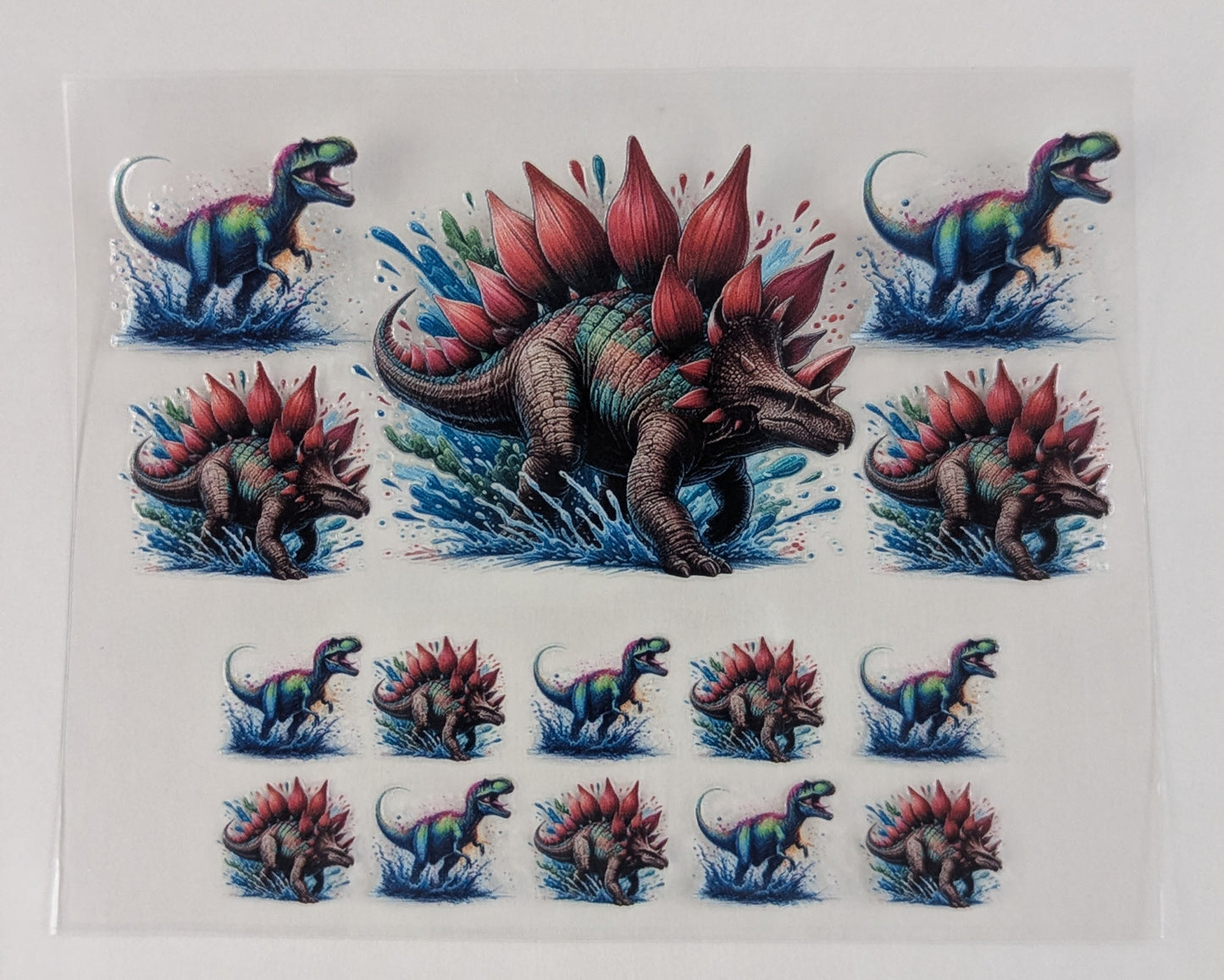 Mini Tumbler Keychain UV/DTF Wraps - Dinosaurs