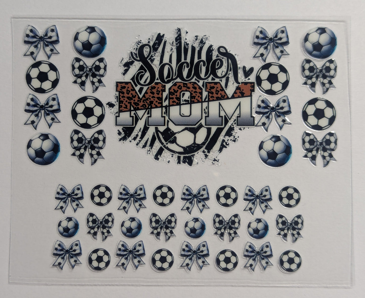 Mini Tumbler Keychain UV/DTF Wraps - Soccer Mom - Multiple Designs Available