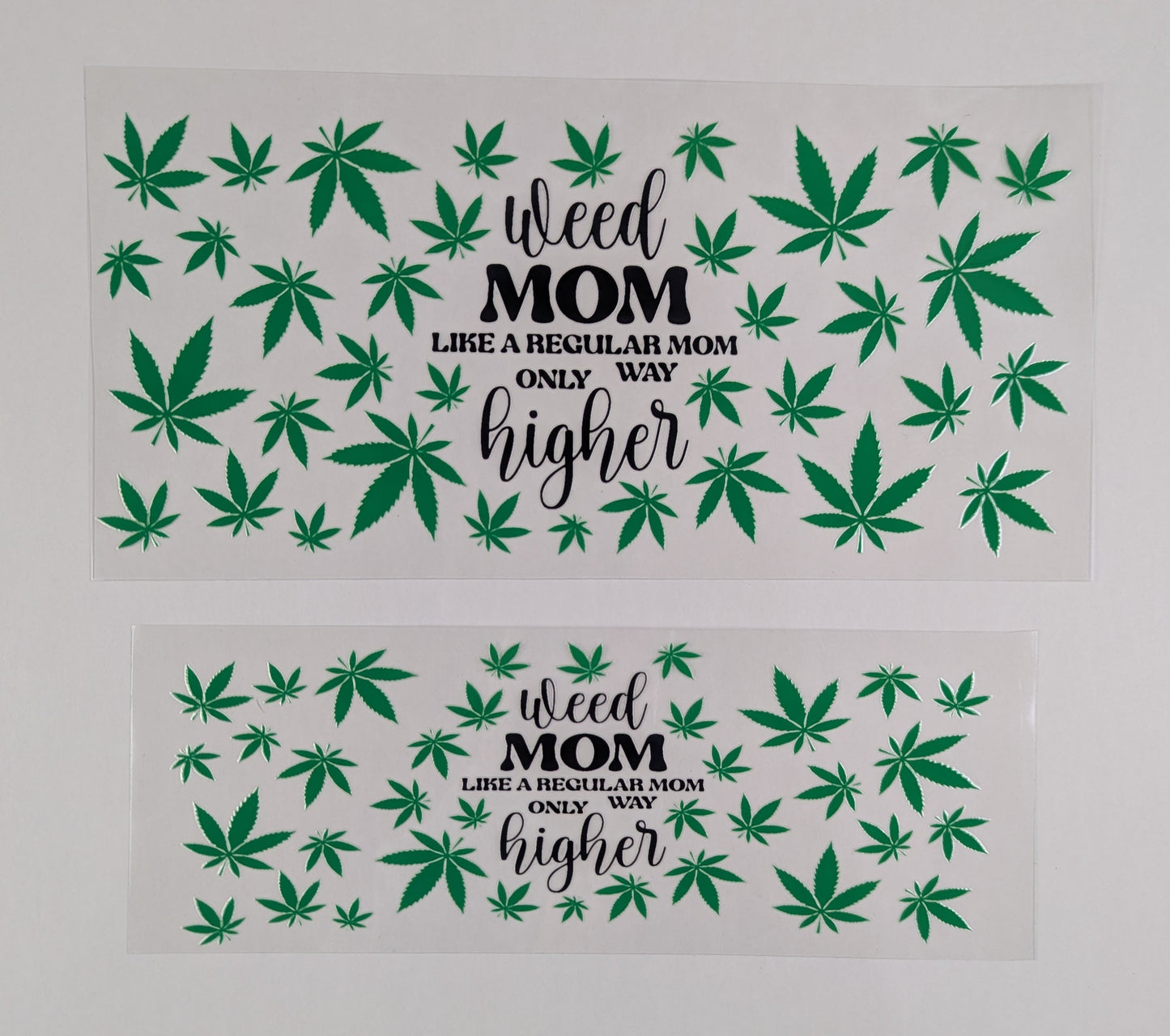 40 oz Ready to Apply UV DTF 2-piece wrap set - 420 - Multiple Designs Available