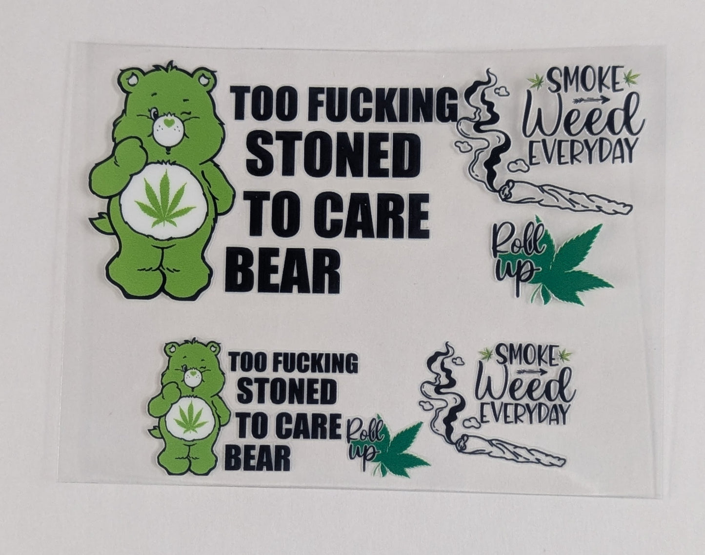 Mini Tumbler Keychain UV/DTF Wraps - 420 (1) - Multiple Designs Available